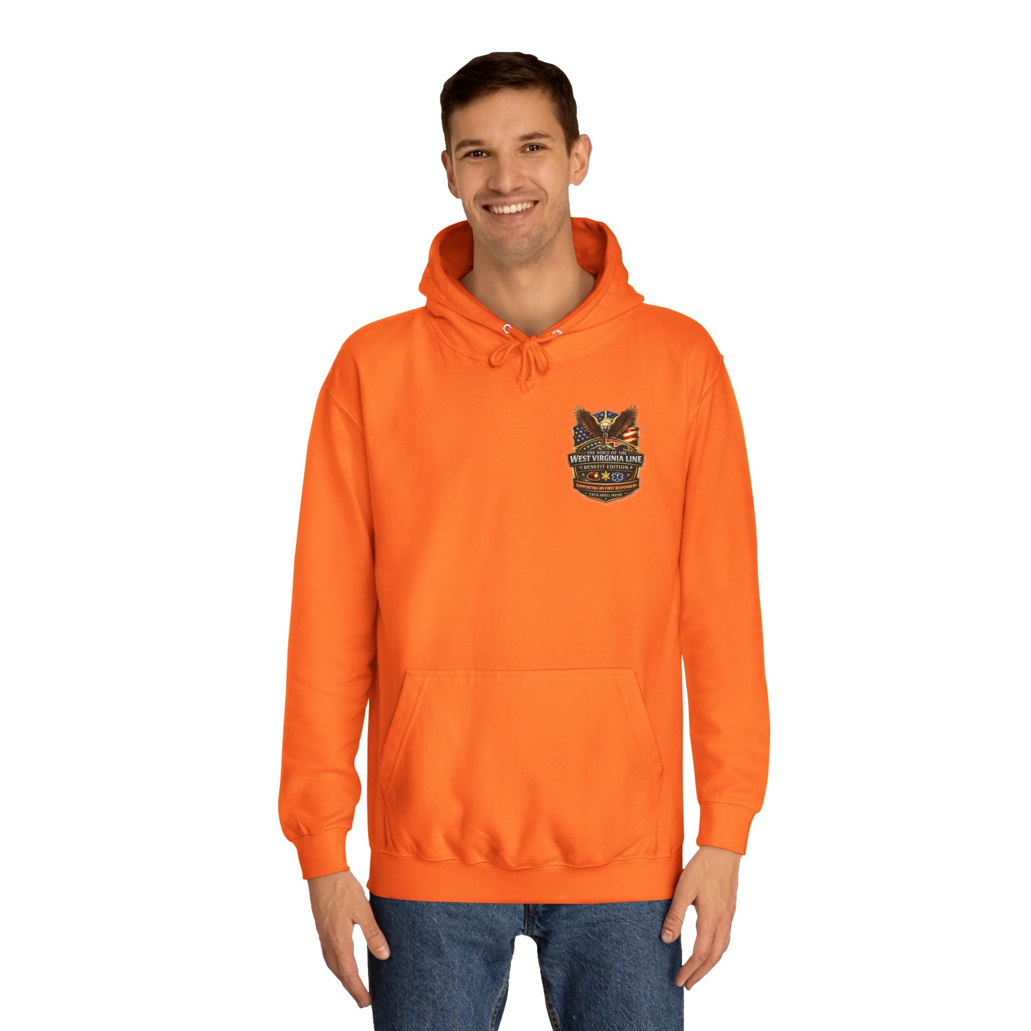 West Virginia Line Badge Hoodie: State & First Responder Tribute
