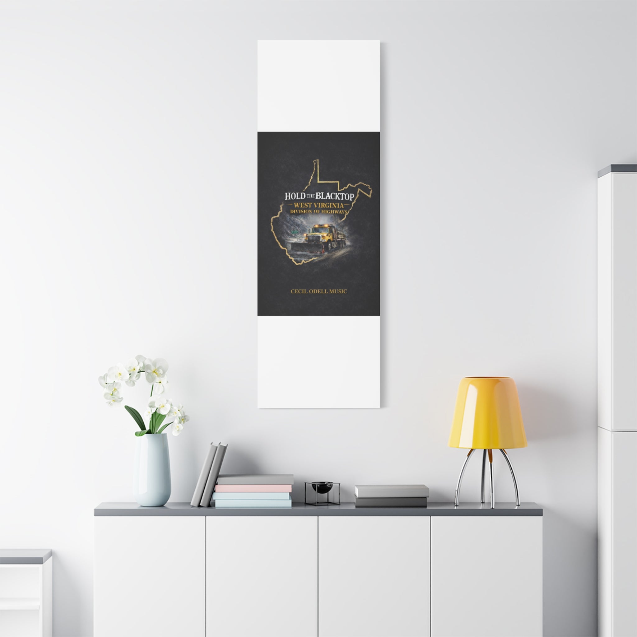 Hold the Blacktop: West Virginia Division of Highways Canvas Print