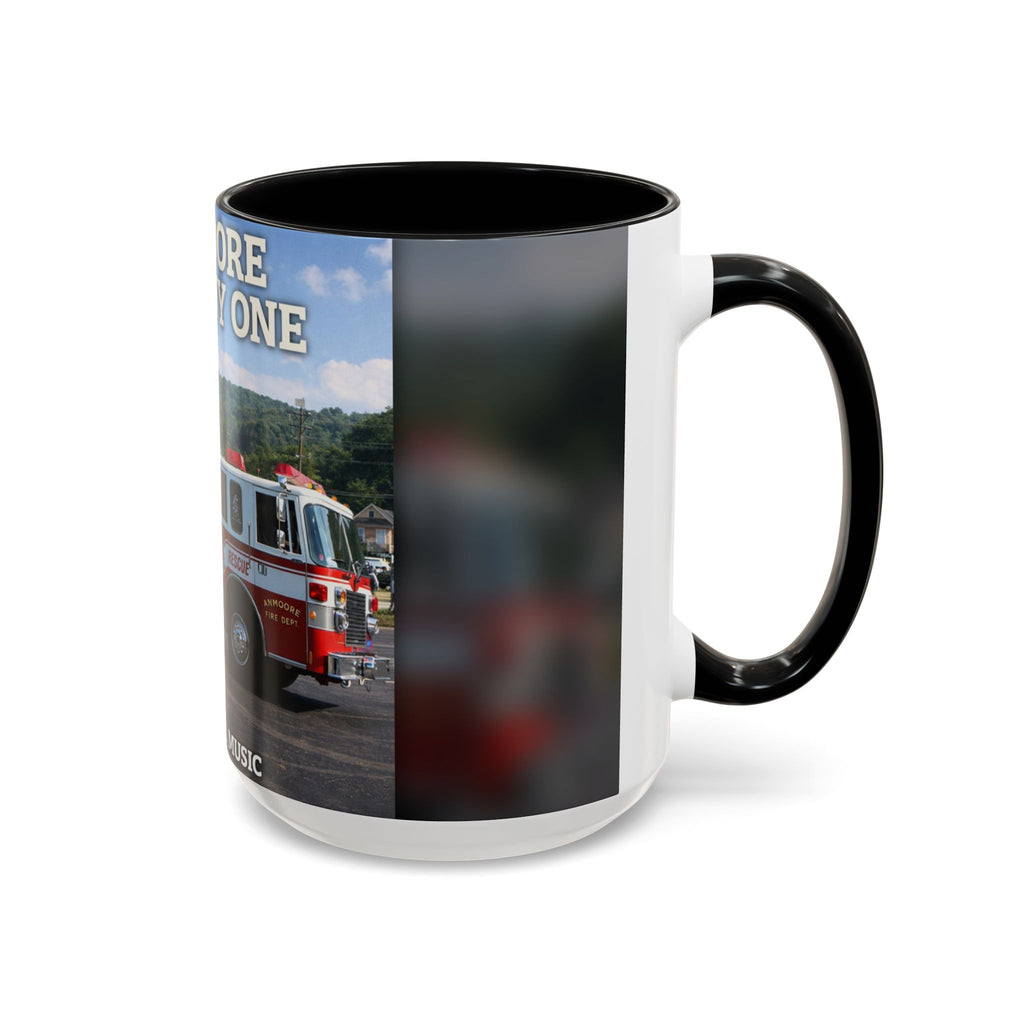 Fire Truck Coffee Mug: Anmoore Company One Tribute (Cecil Odell Music)