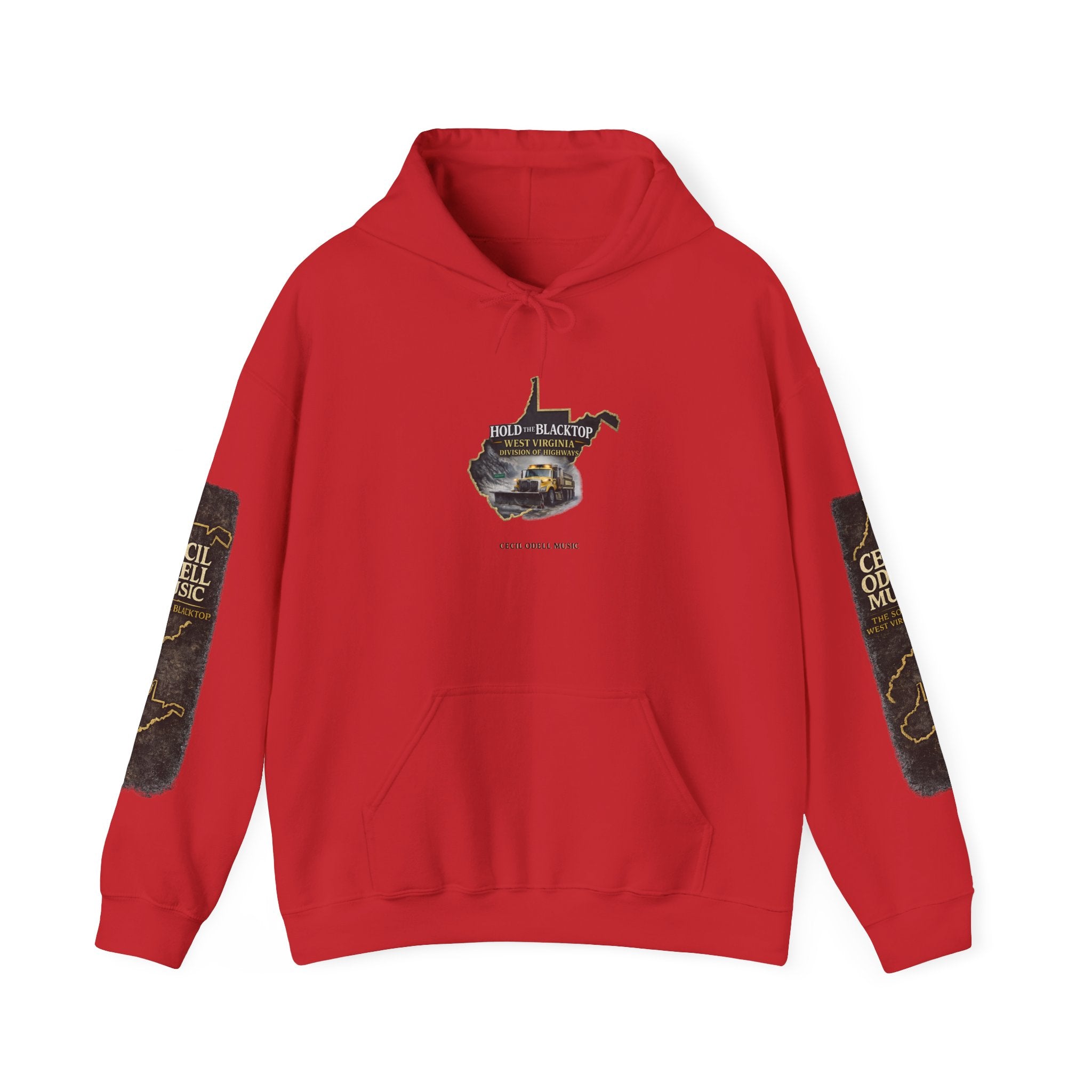 Hold the Blacktop Hoodie: Classic Road Trip Graphic Pullover