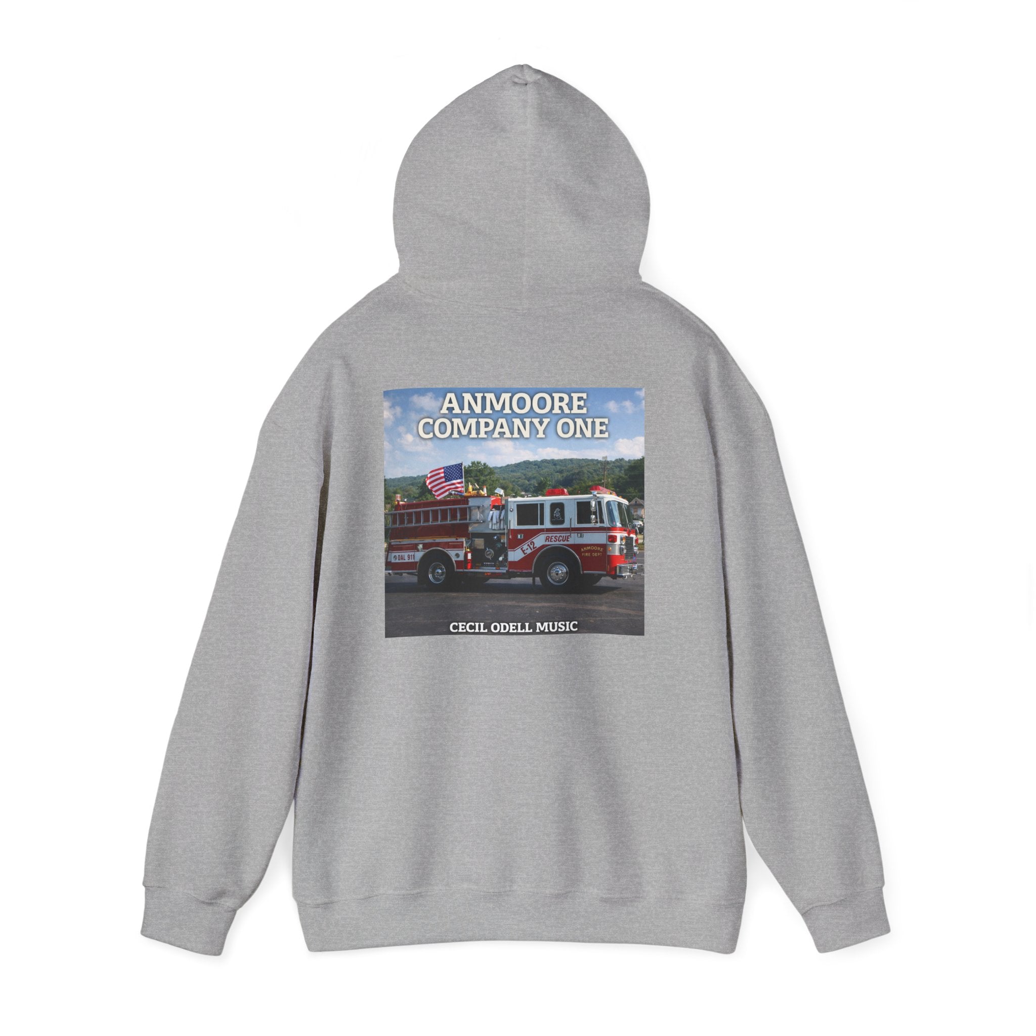 West Virginia Line Firetruck Hoodie: "The Sound of the West Virginia Line" Tribute Sweatshirt