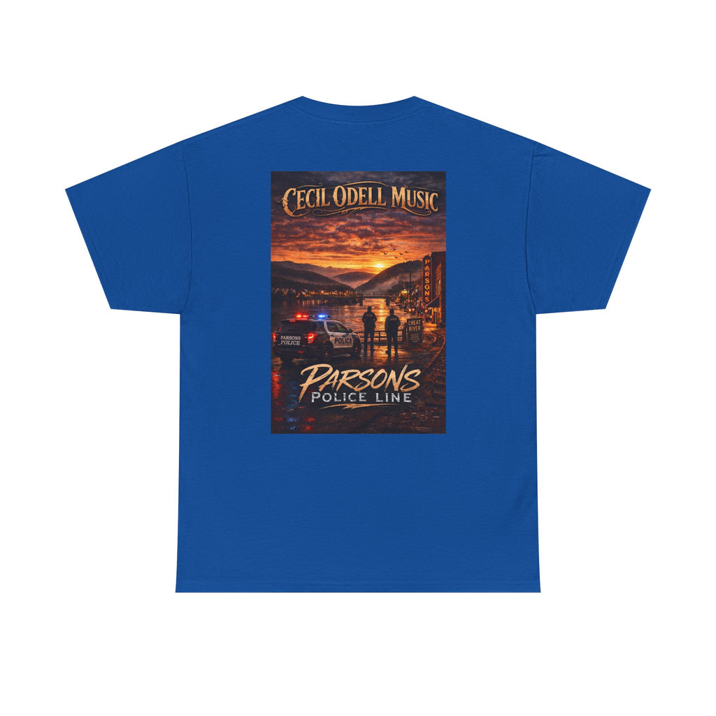 Parsons PD song art shirt