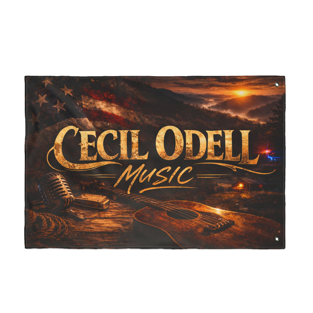 Cecil Odell Music Double-Sided Outdoor Flag