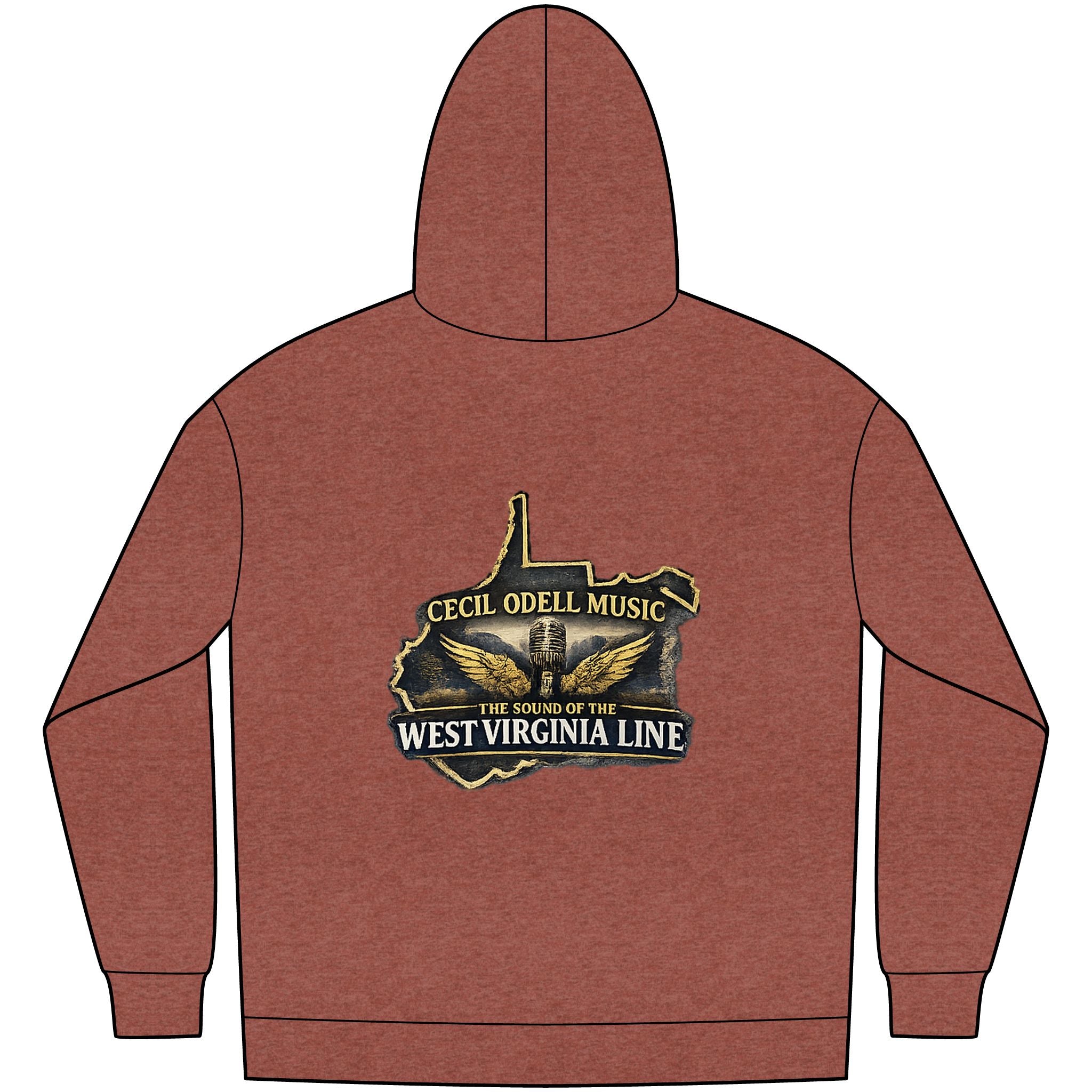West Virginia Music Hoodie: "Cecil Odell Music: The Sound of the West Virginia Line"