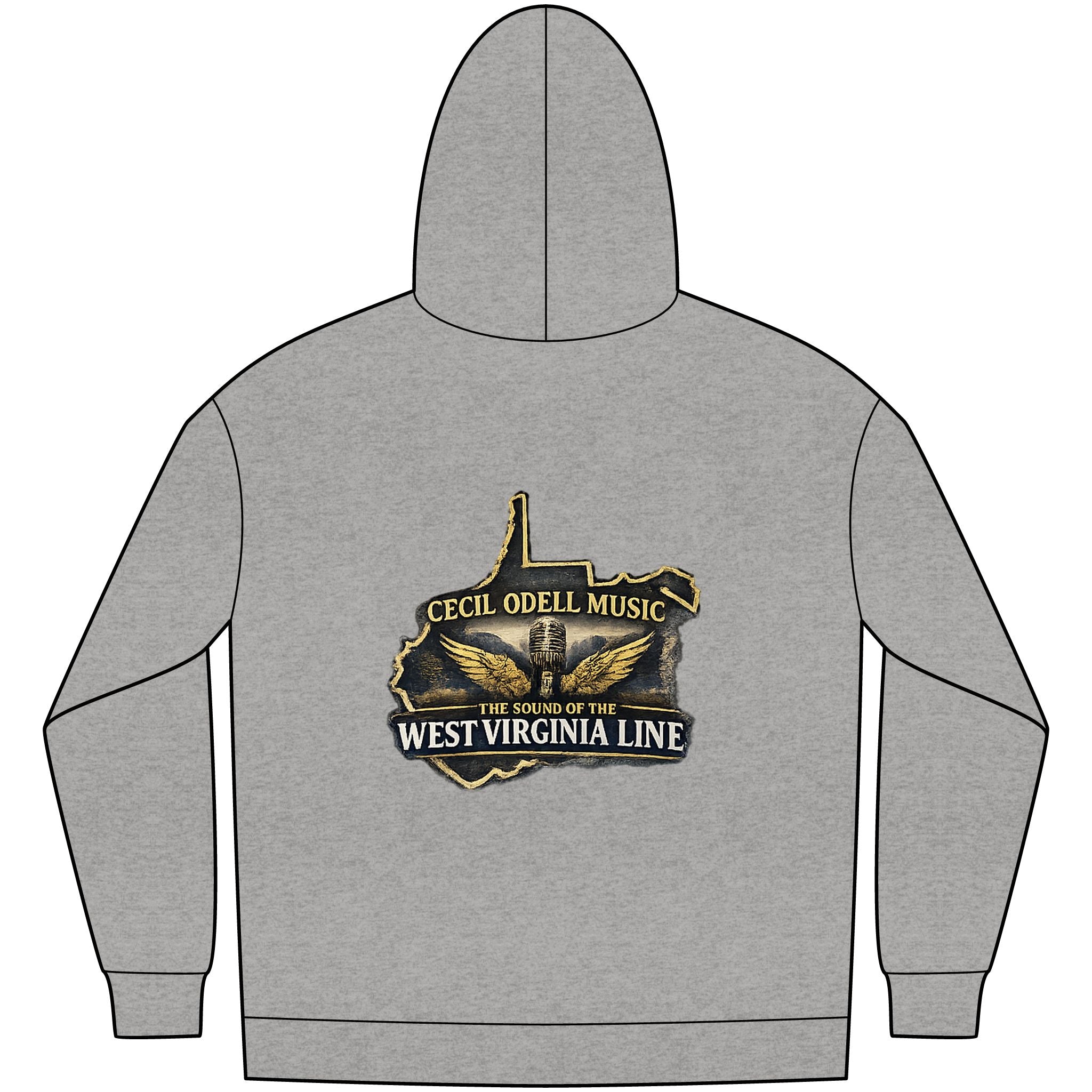 West Virginia Music Hoodie: "Cecil Odell Music: The Sound of the West Virginia Line"