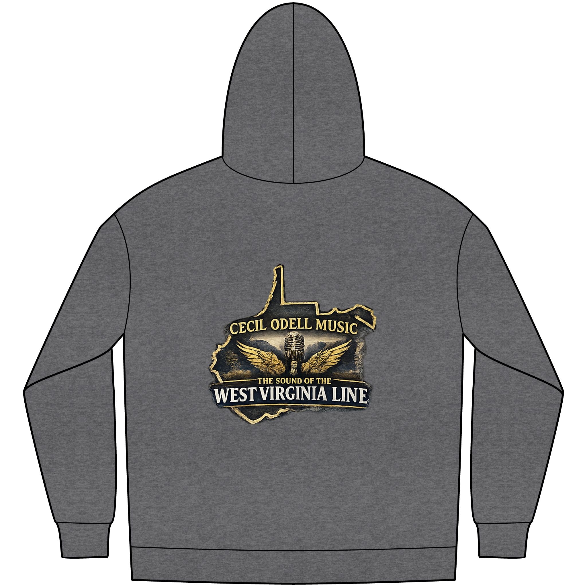 West Virginia Music Hoodie: "Cecil Odell Music: The Sound of the West Virginia Line"