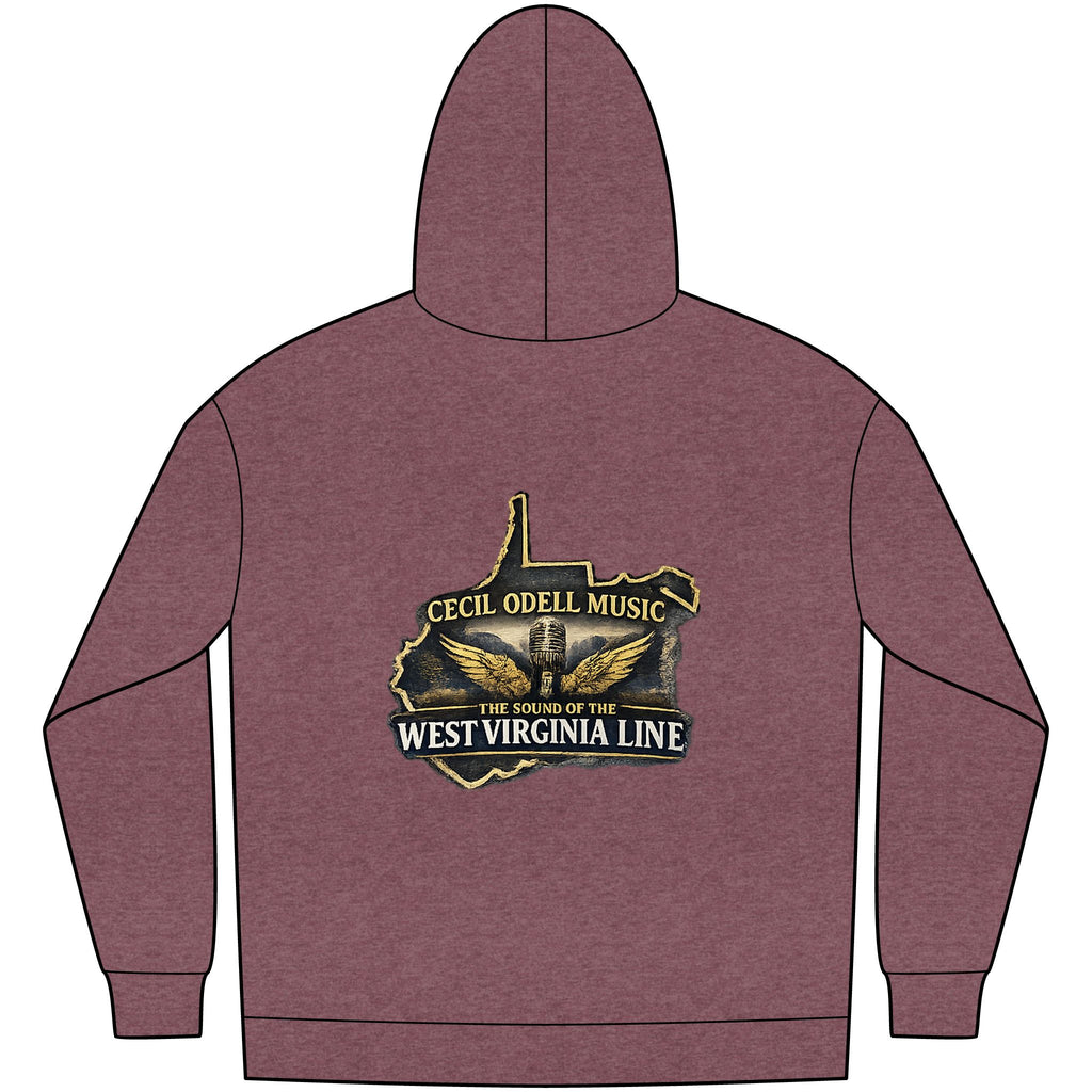 West Virginia Music Hoodie: "Cecil Odell Music: The Sound of the West Virginia Line"