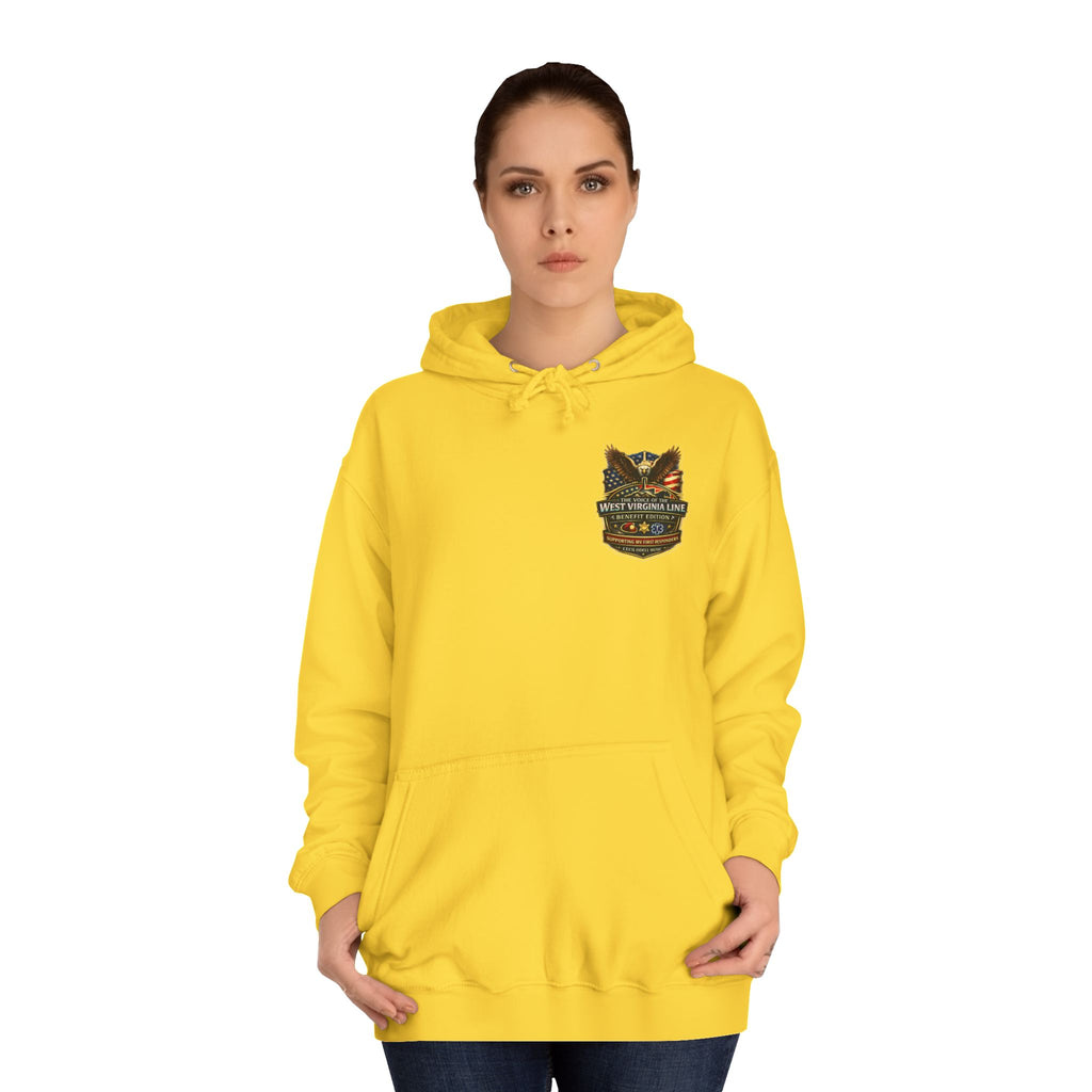 West Virginia Line Badge Hoodie: State & First Responder Tribute