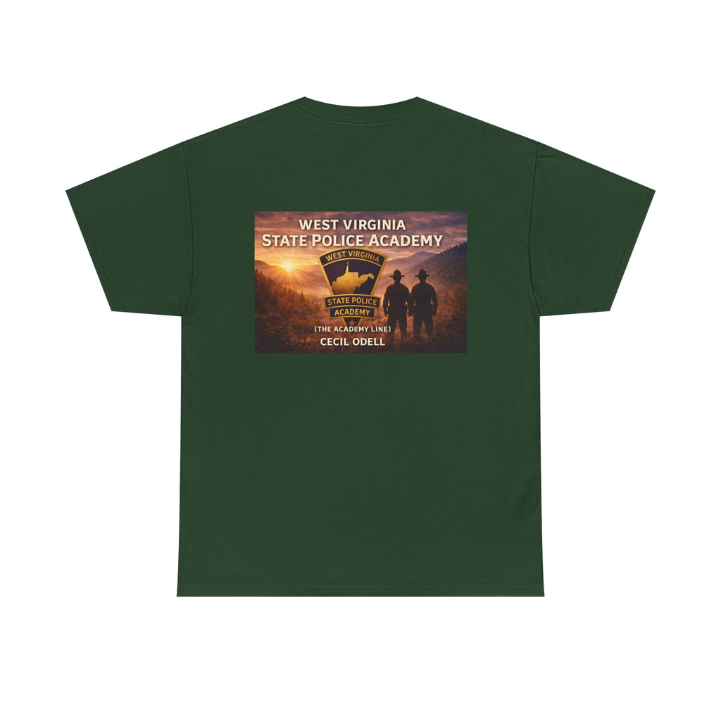 State Police Academy T-Shirt - West Virginia Honor Badge Design