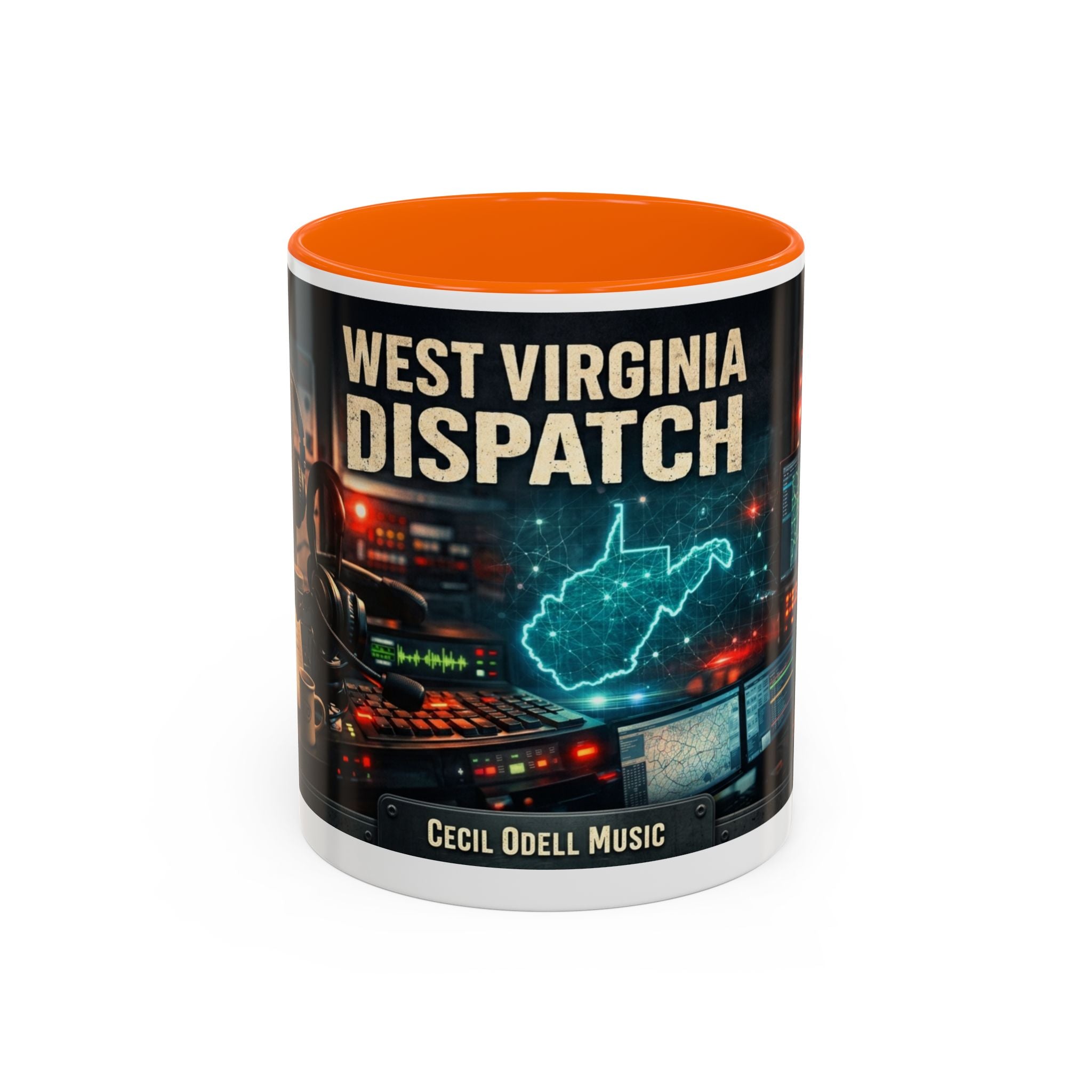 West Virginia Dispatch Accent Coffee Mug: Emergency Dispatch Radio Operator Gift (11/15oz)