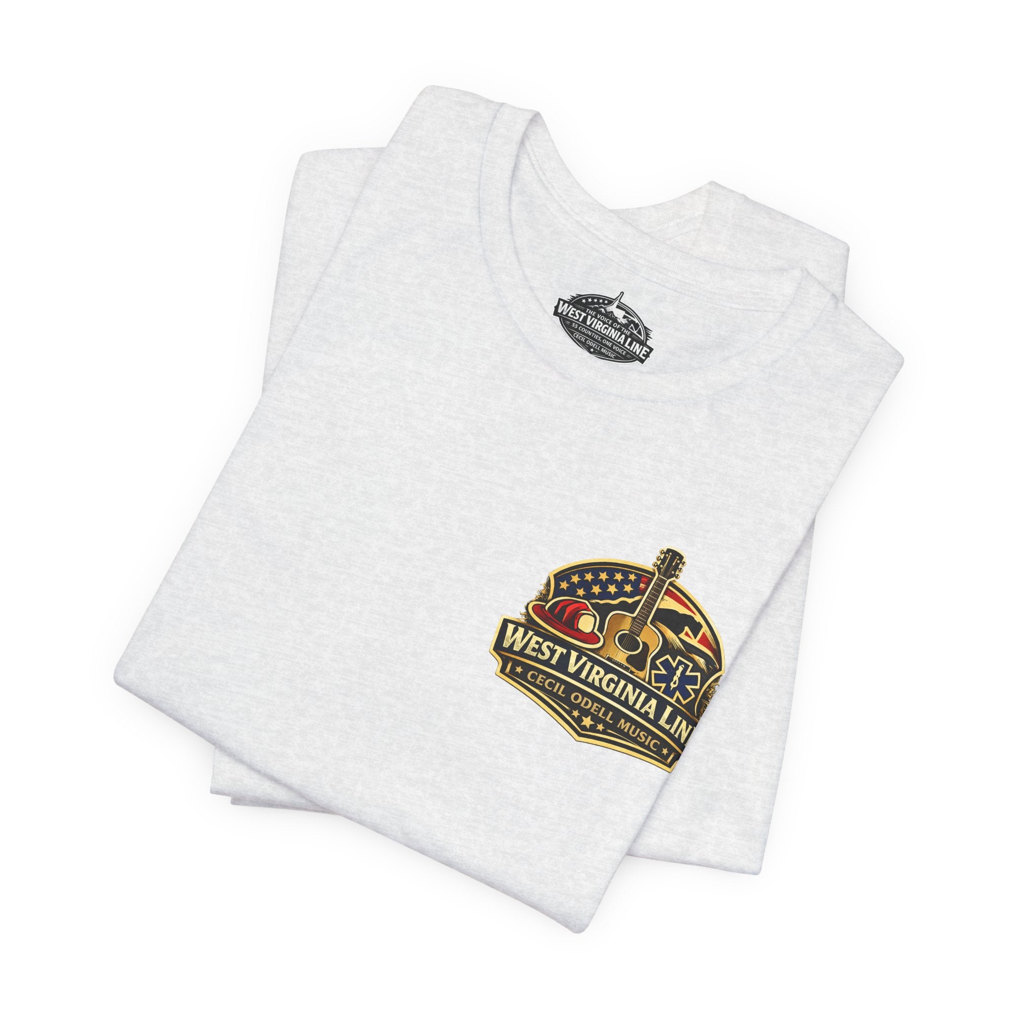 West Virginia Outlaw T-Shirt: Rustic Skull & Guns Country Graphic Tee