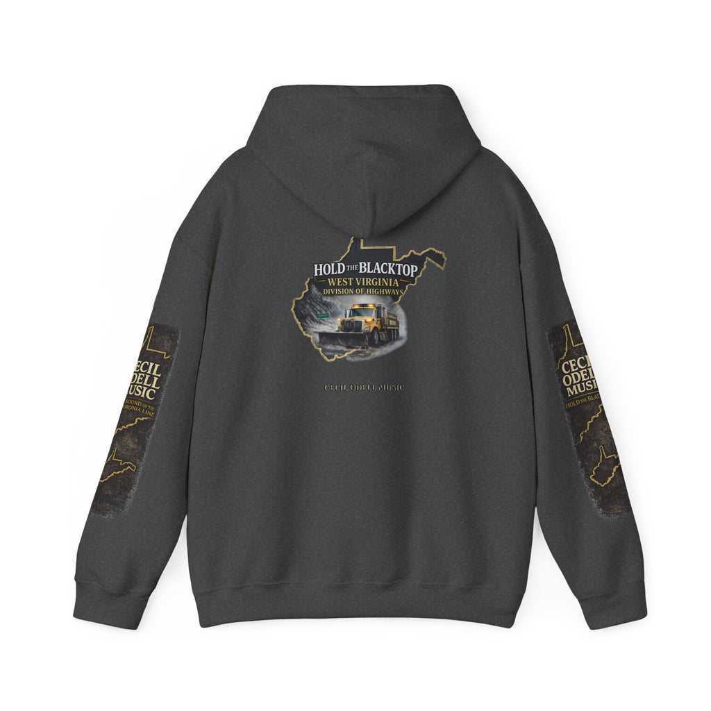 Hold the Blacktop Hoodie: Classic Road Trip Graphic Pullover