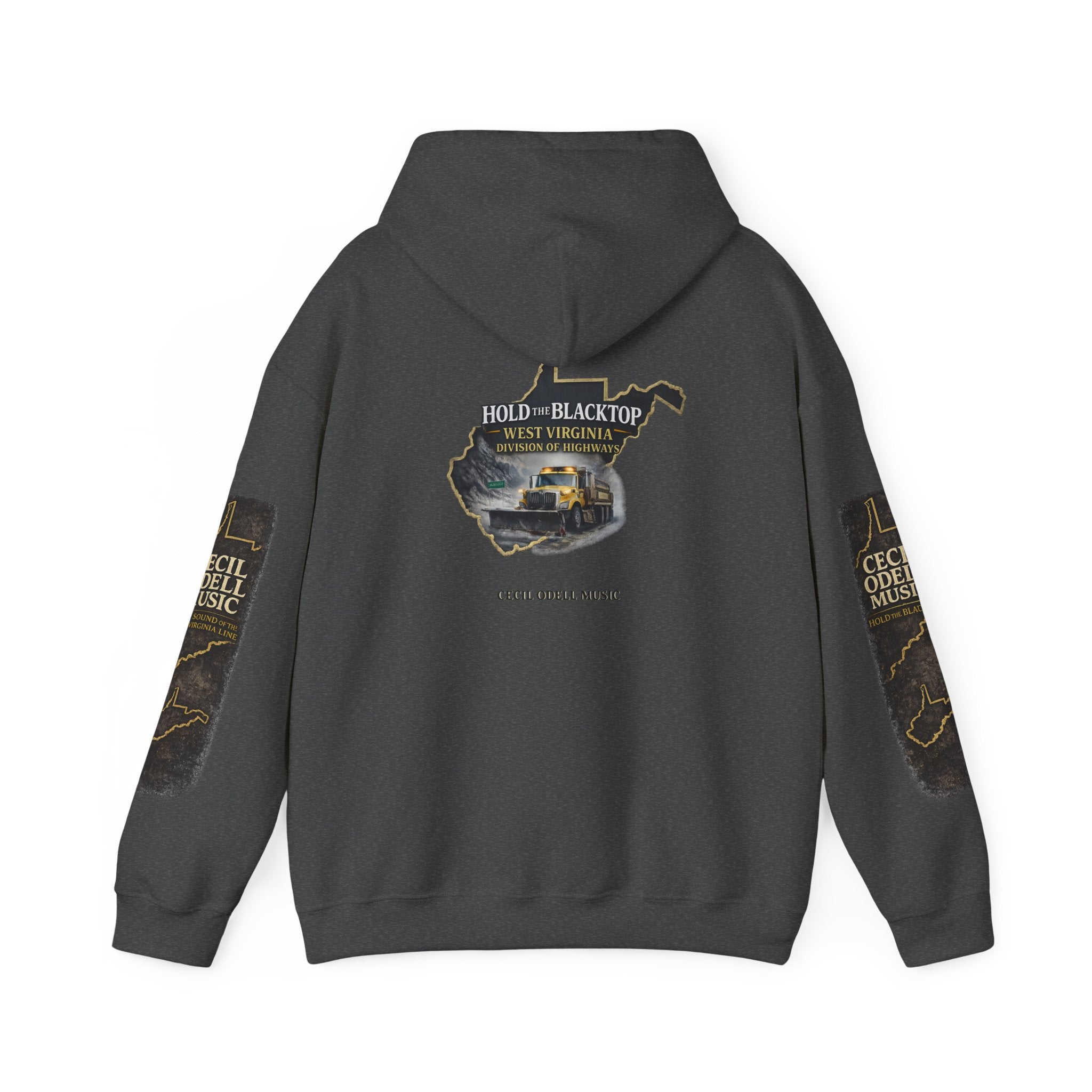 Hold the Blacktop Hoodie: Classic Road Trip Graphic Pullover