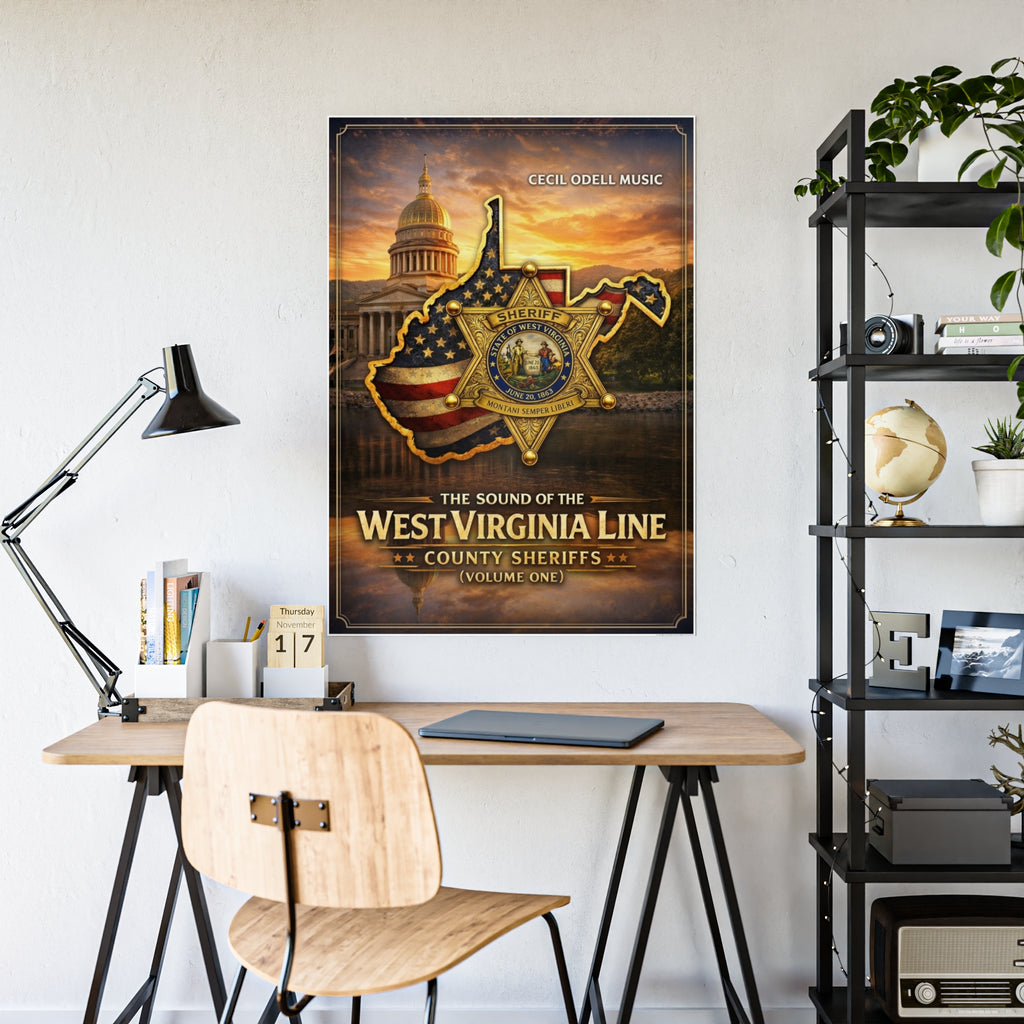 West Virginia Line County Sheriffs Poster