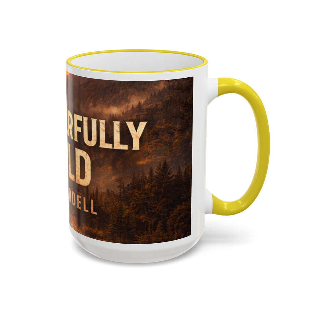 Wonderful Wild Scenic Mug: "Wonderful Wild" Cecil Odell Coffee Cup (Accent Rim & Handle)