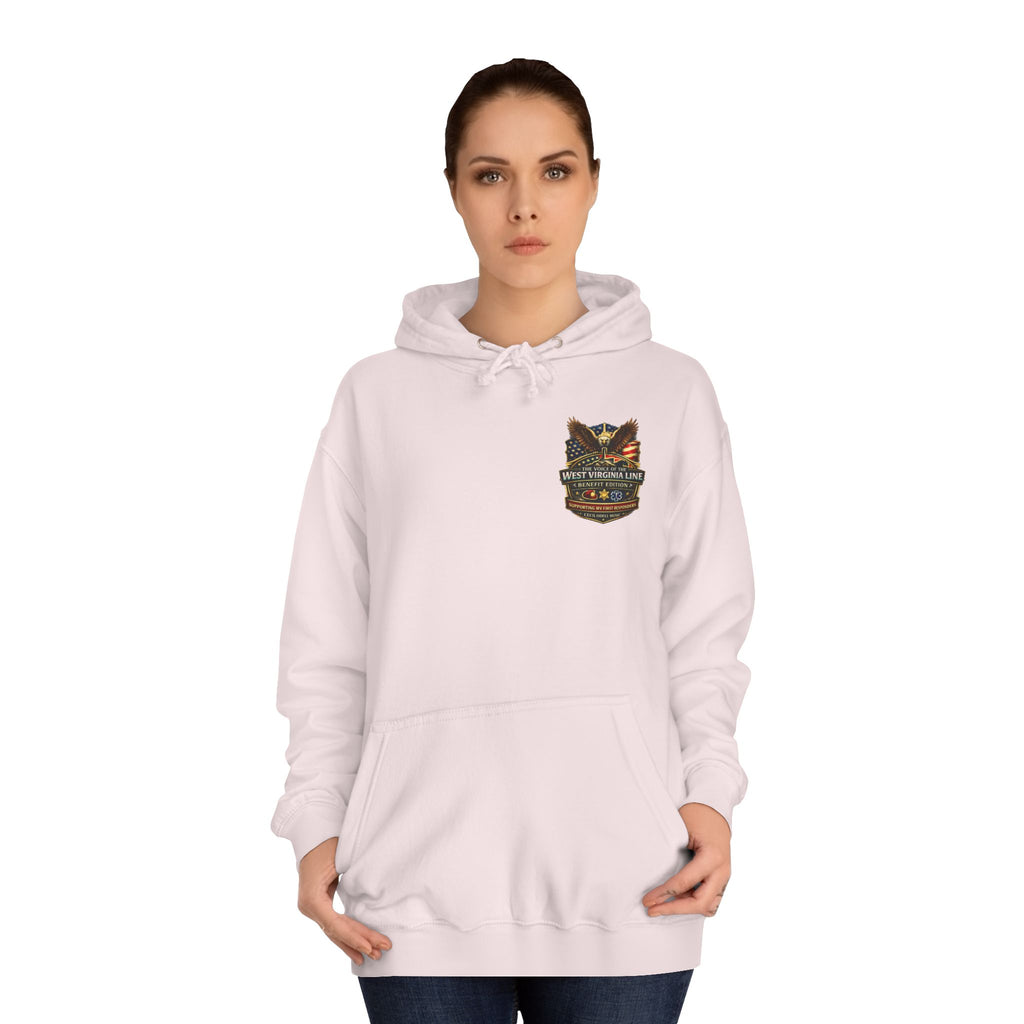 West Virginia Line Badge Hoodie: State & First Responder Tribute
