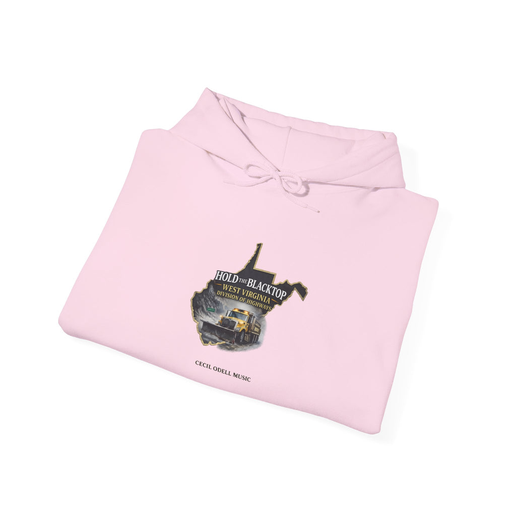 Hold the Blacktop Hoodie: Classic Road Trip Graphic Pullover