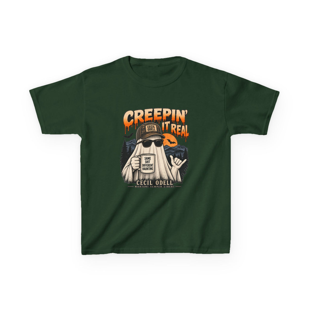 Creepin' It Real Kids Halloween Tee | Cecil Odell