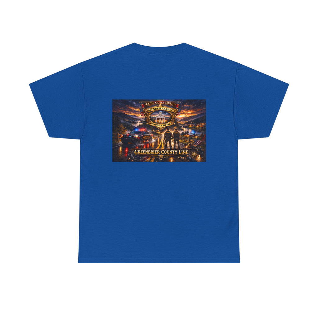 Greenbrier County Line Concert Tee: Vintage Live Music Poster Shirt