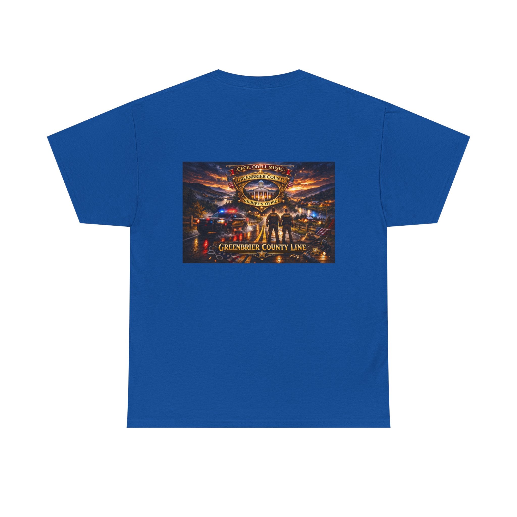 Greenbrier County Line Concert Tee: Vintage Live Music Poster Shirt