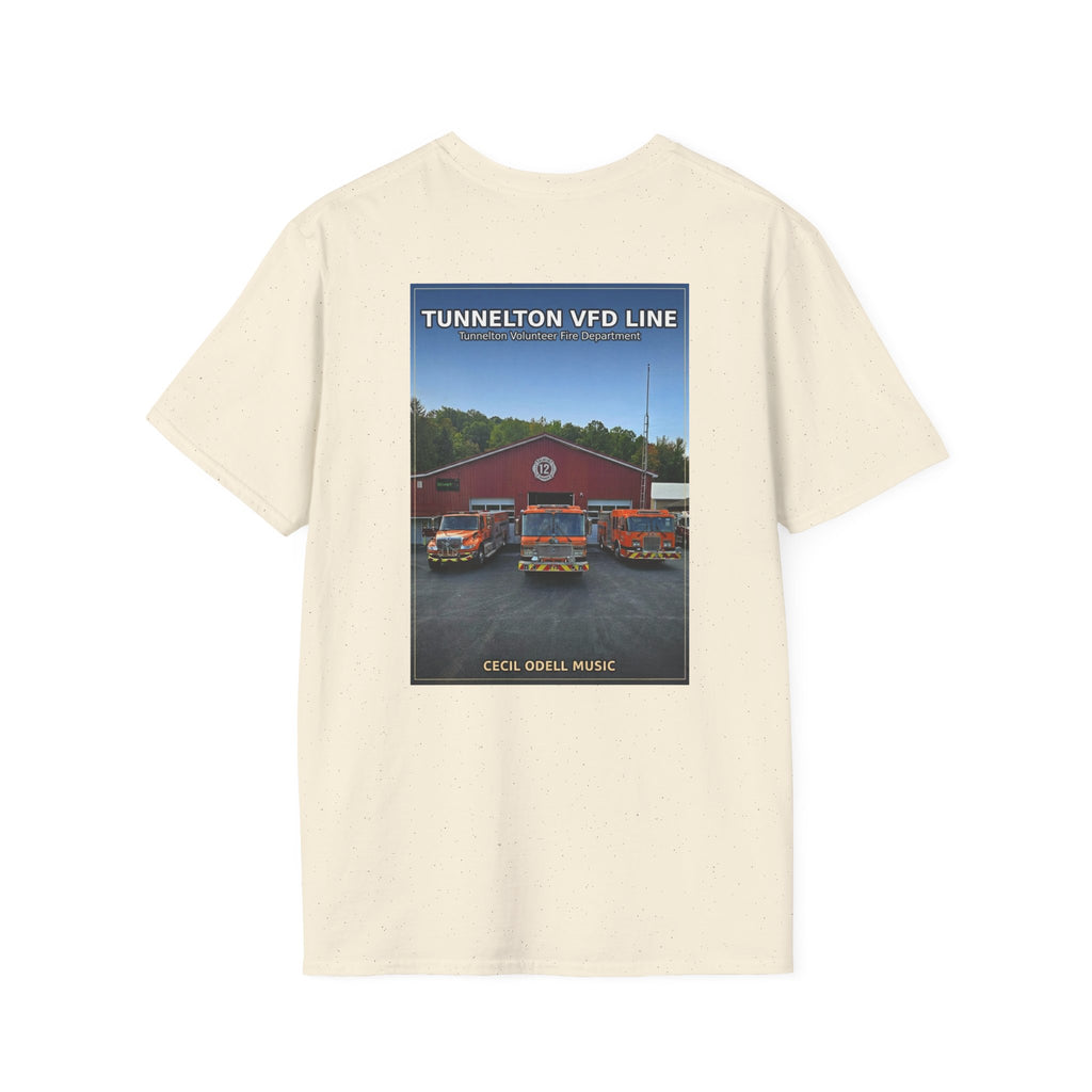 Fire Department T-Shirt: Tunnelton VFD Line Photo Tee