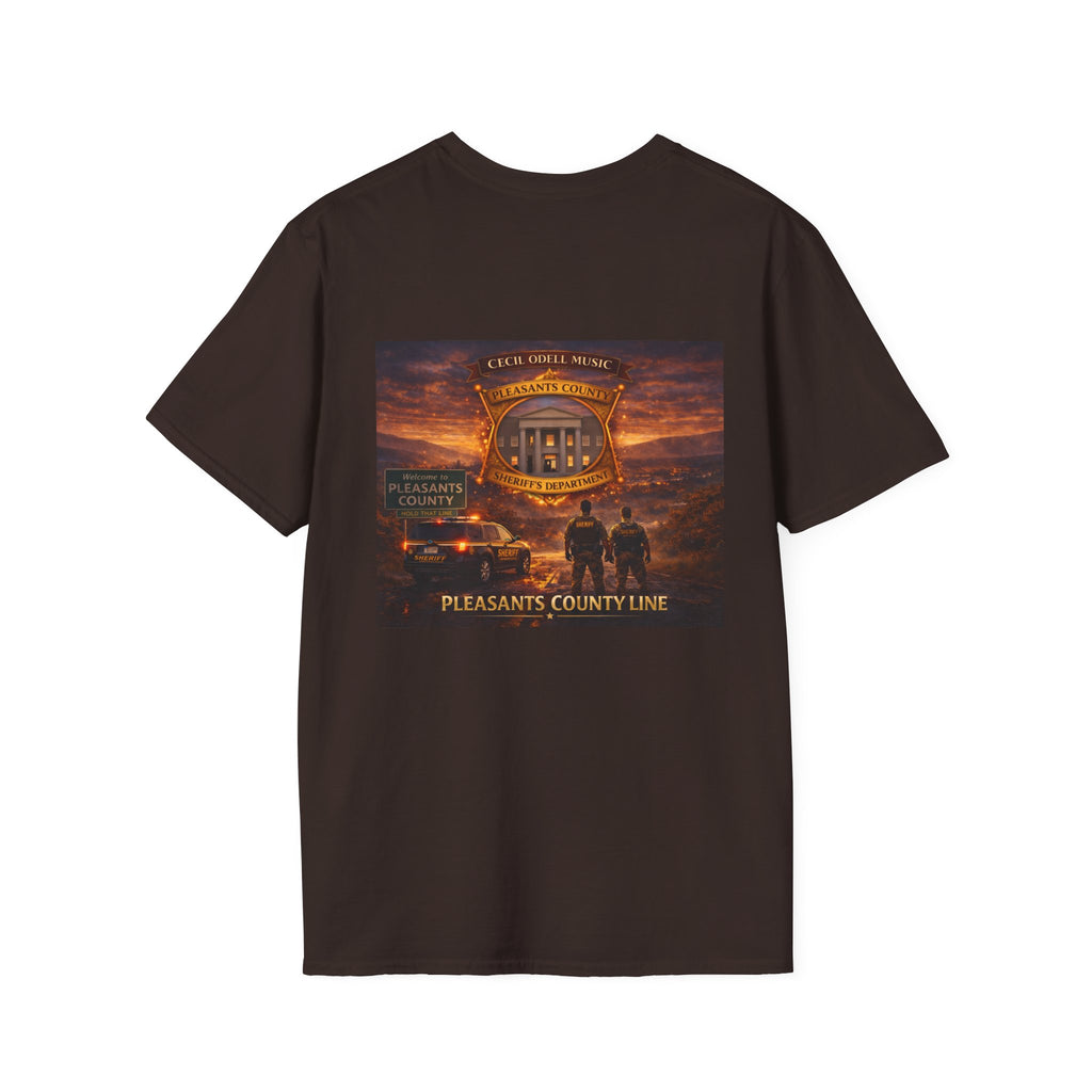 West Virginia Vintage Logo T-Shirt: Pleasants County Line Graphic Tee