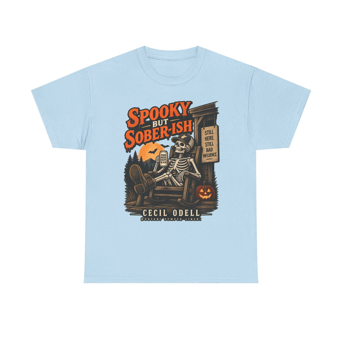 Spooky but Sober-ish Halloween Tee | Cecil Odell