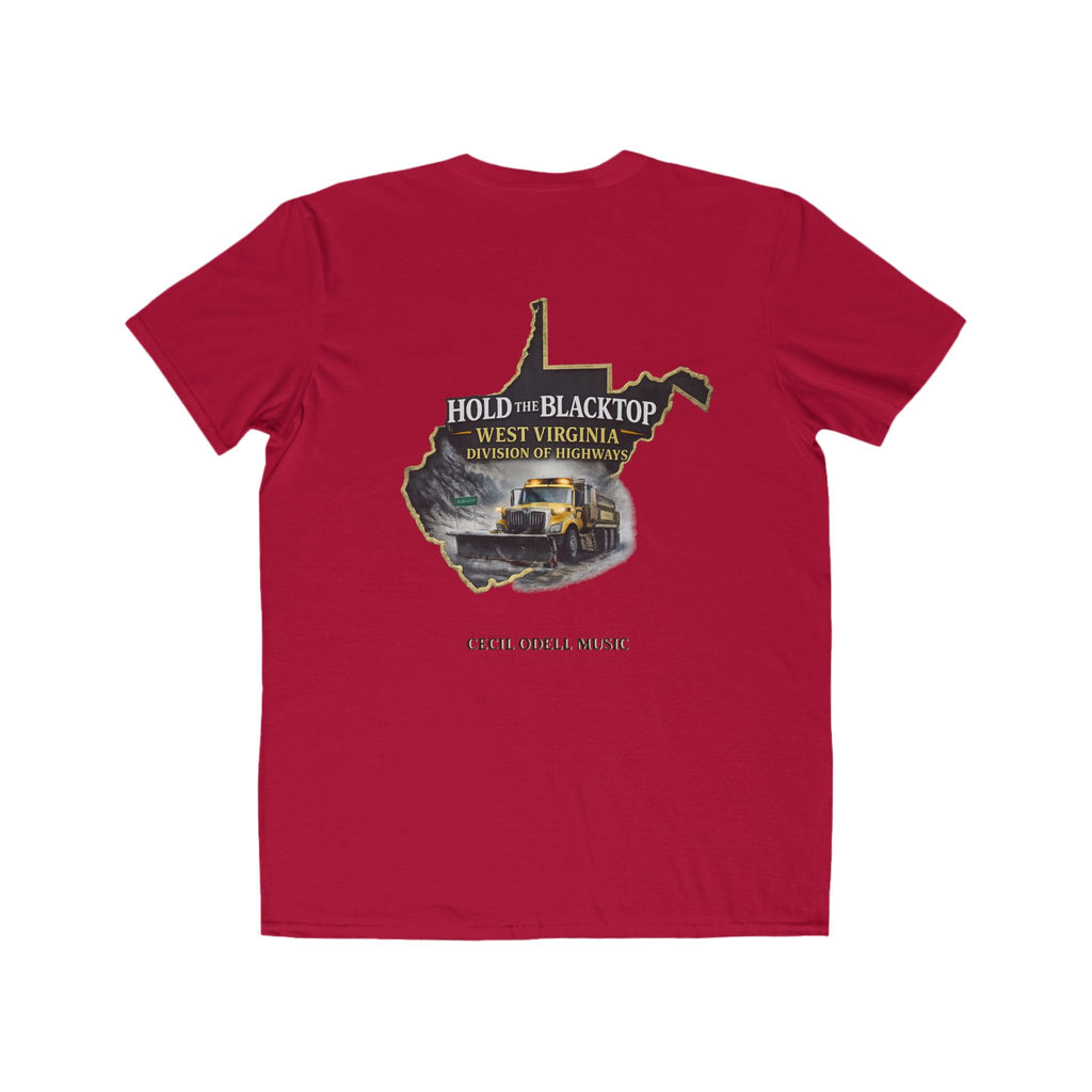 West Virginia Map T‑Shirt: "Hold the Blacktop" Vintage Truck Graphic Tee