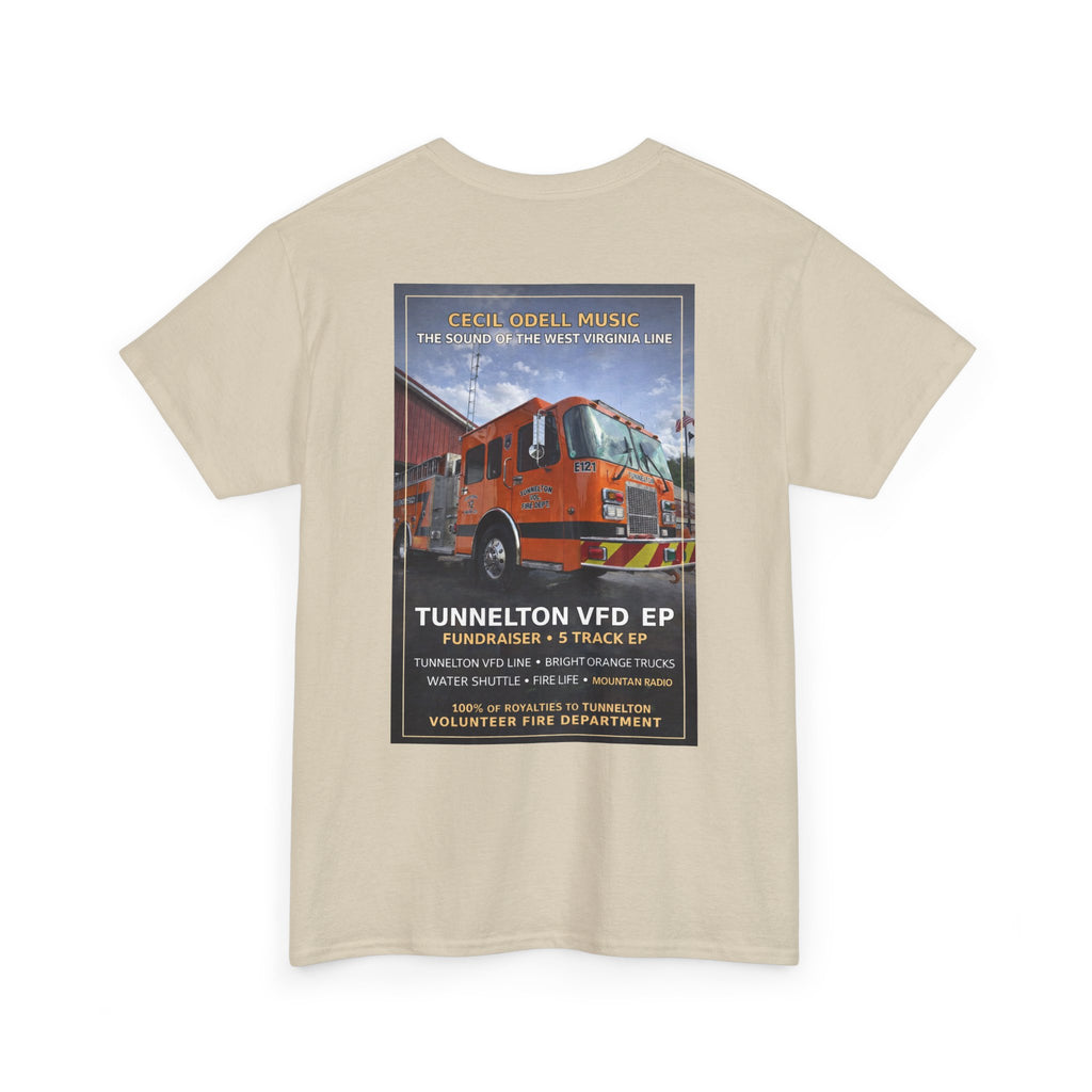 Tunnelton VFD Firetruck Tee: Volunteer Fire Department Fundraiser T-Shirt