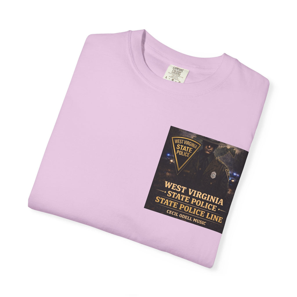 West Virginia State Police Graphic T-Shirt: 'State Police Line' Back Print