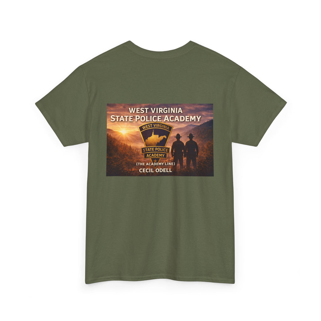State Police Academy T-Shirt - West Virginia Honor Badge Design