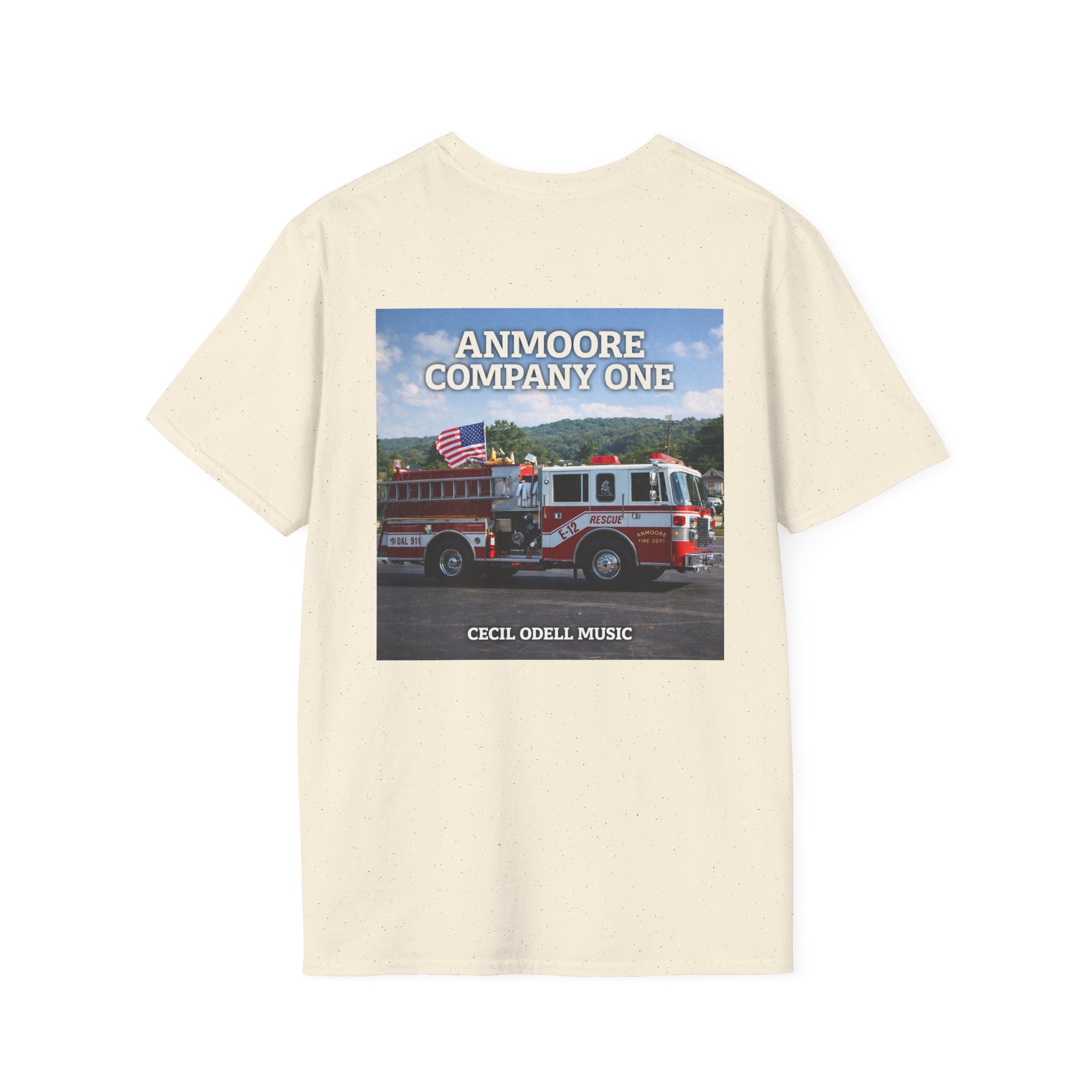 Firetruck Band Tee: "Anmoore Company One" Graphic T-Shirt