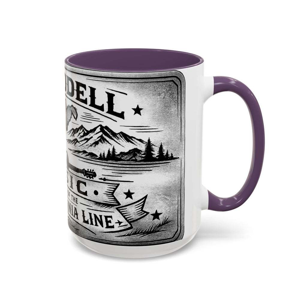 West Virginia Music Coffee Mug: 'The Sound of the West Virginia Line' Accent Mug