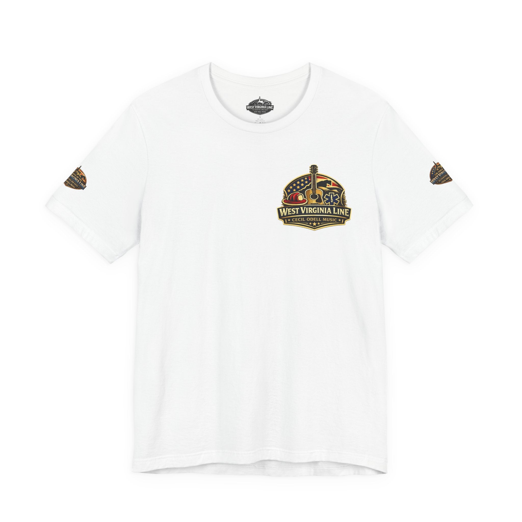 West Virginia Outlaw T-Shirt: Rustic Skull & Guns Country Graphic Tee