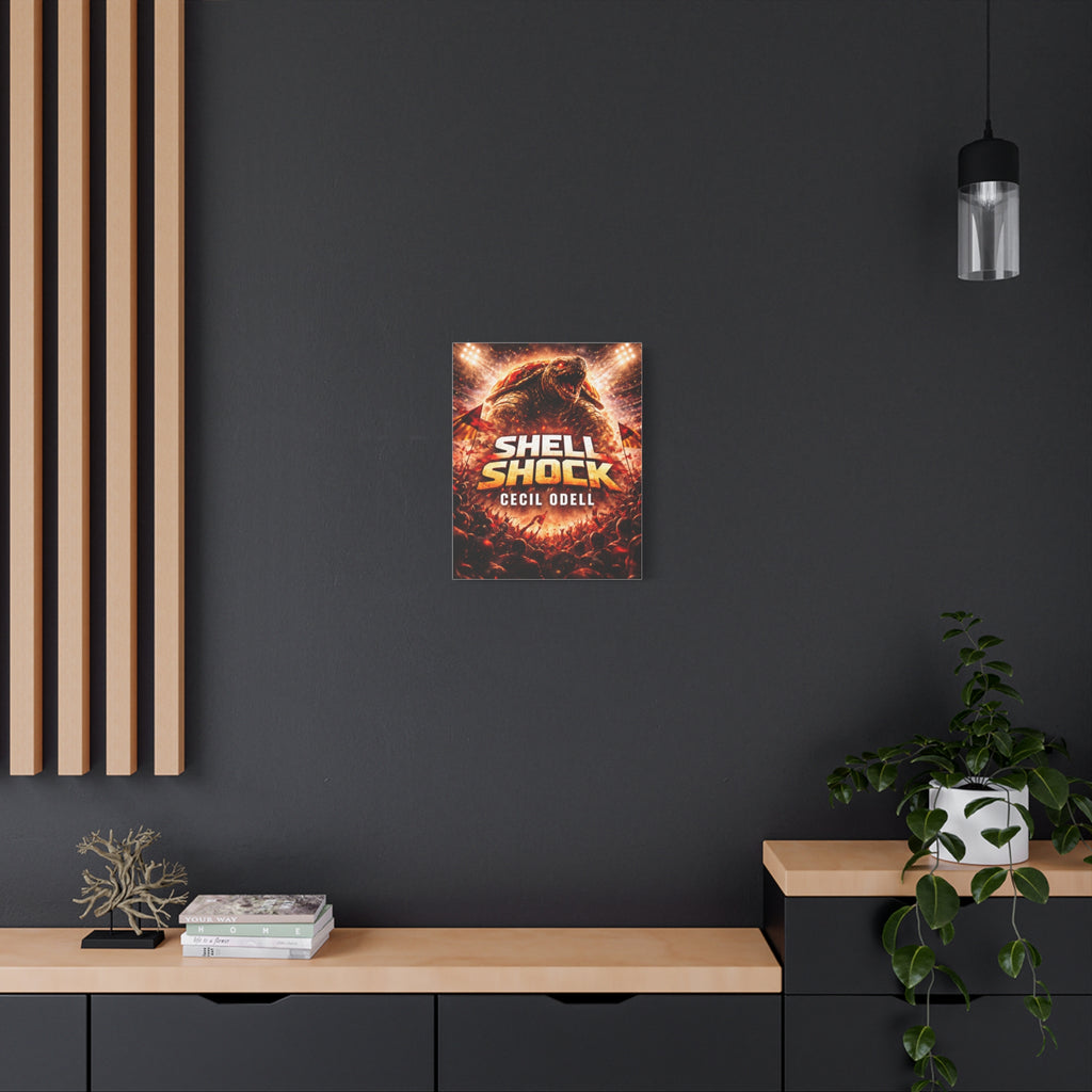 Shell Shock Canvas Print: Dramatic Monster Art Wrap (Cecil Odell)