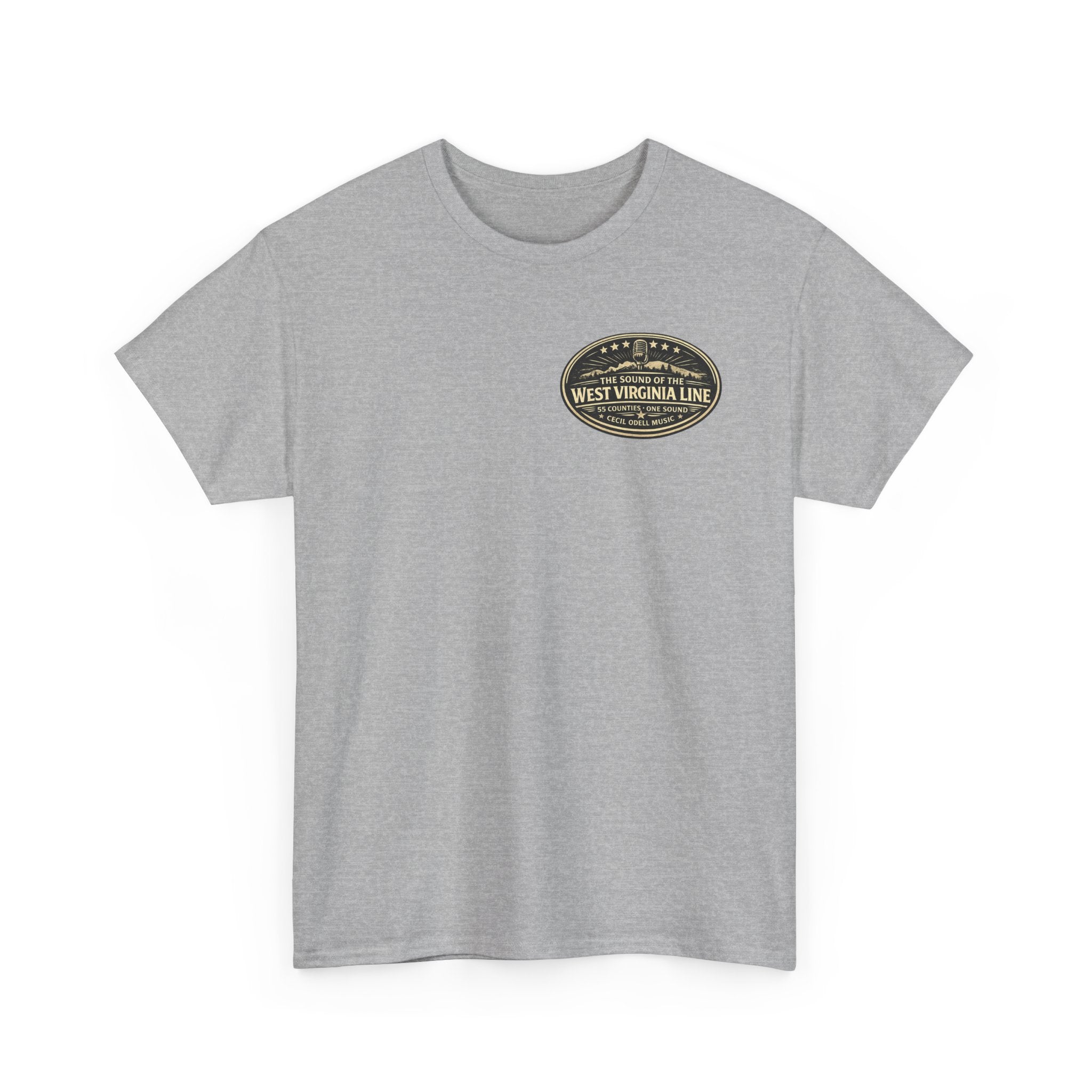 Oak Hill Police Line T-Shirt: 'Oak Hill Police Line' Graphic Tee (Cecil Odell Music)