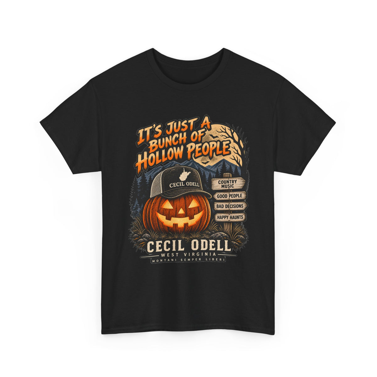 It's Just a Bunch of Hollow People Halloween Tee | Cecil Odell