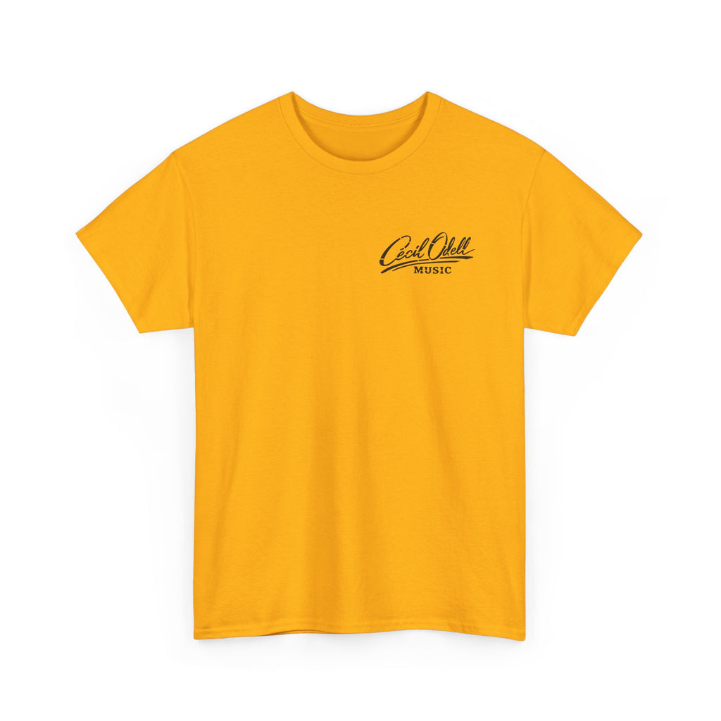 K9 Partner T-Shirt: 'Cecil Odell Music' Script Chest Design