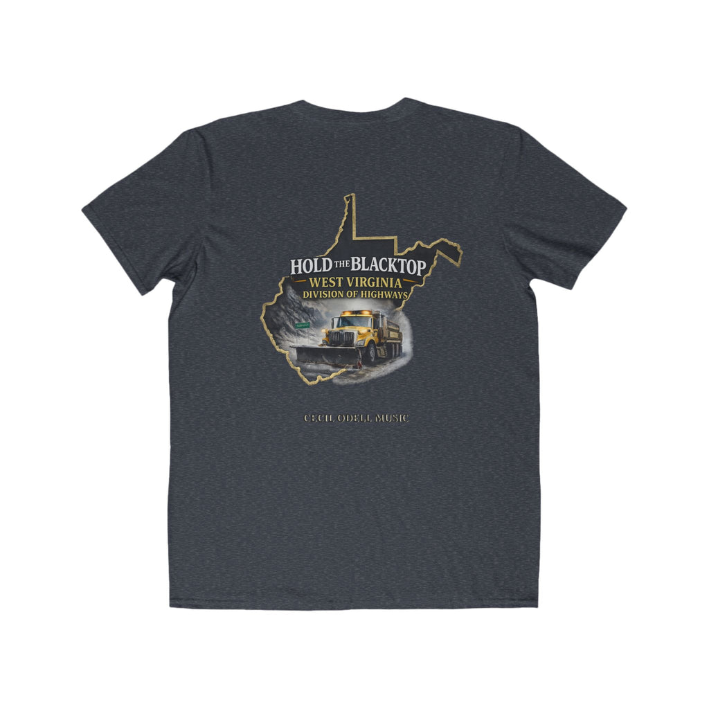 West Virginia Map T‑Shirt: "Hold the Blacktop" Vintage Truck Graphic Tee