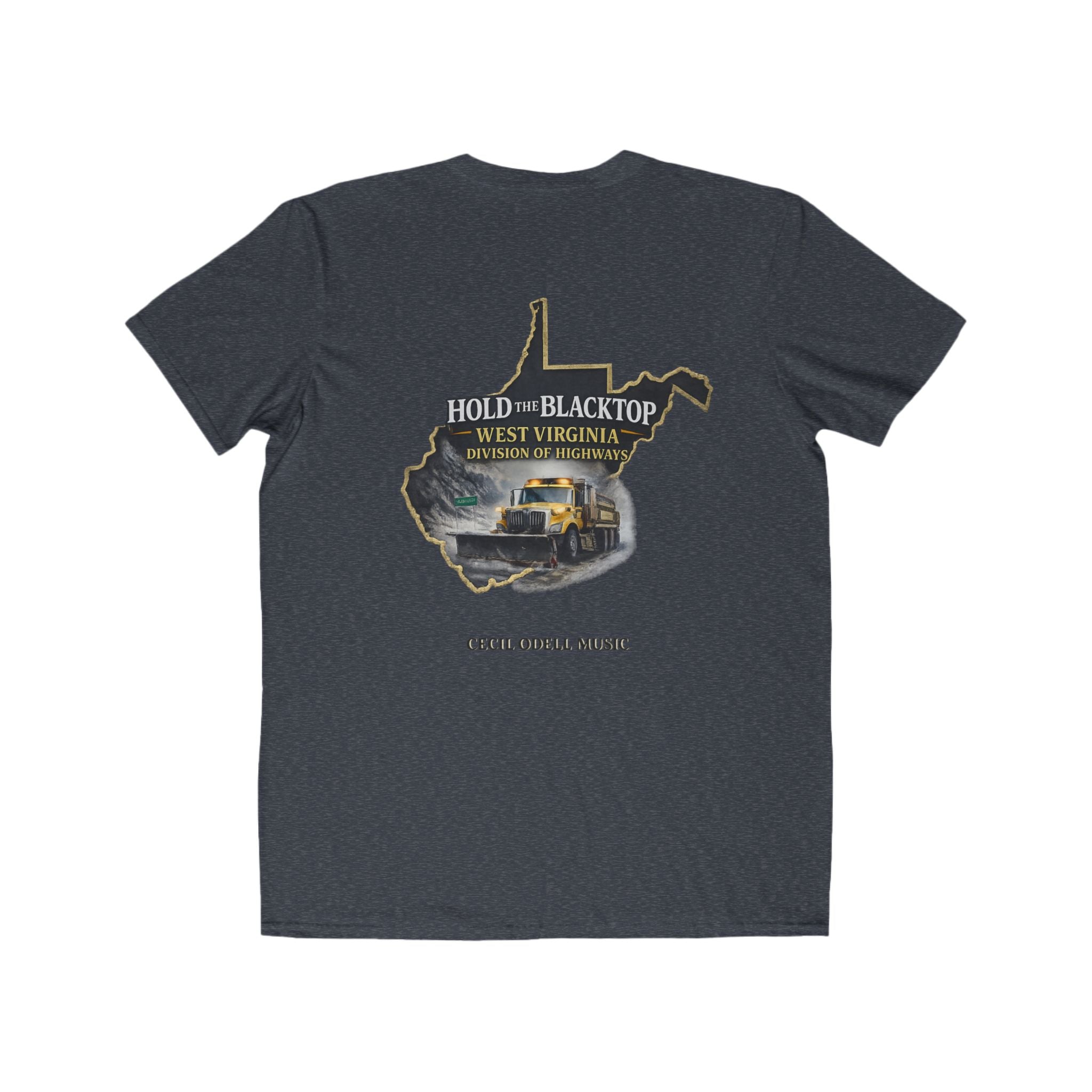 West Virginia Map T‑Shirt: "Hold the Blacktop" Vintage Truck Graphic Tee