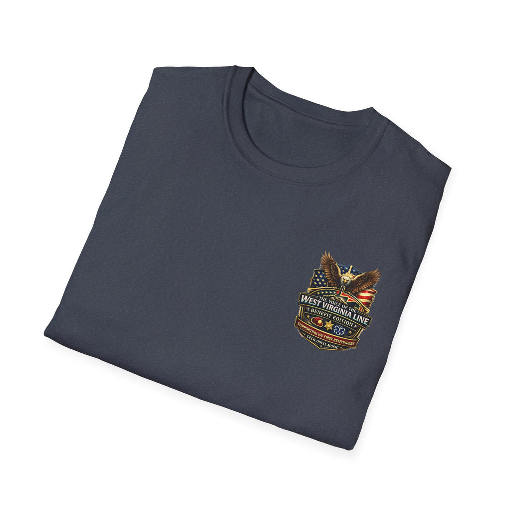 Fire Department T-Shirt: Tunnelton VFD Line Photo Tee