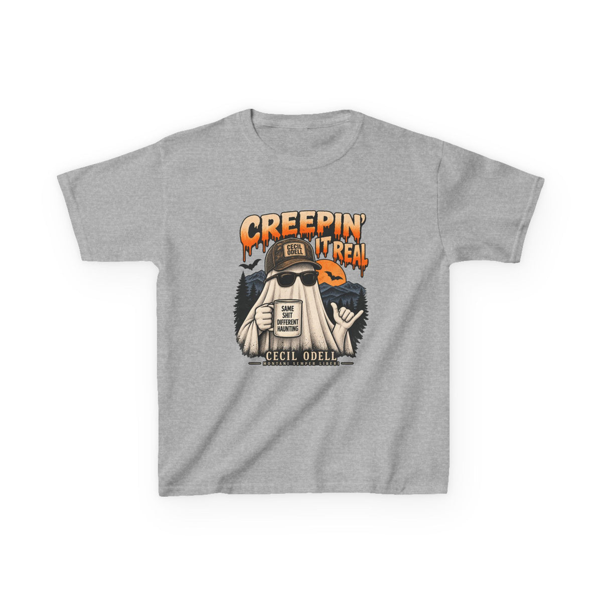 Creepin' It Real Kids Halloween Tee | Cecil Odell