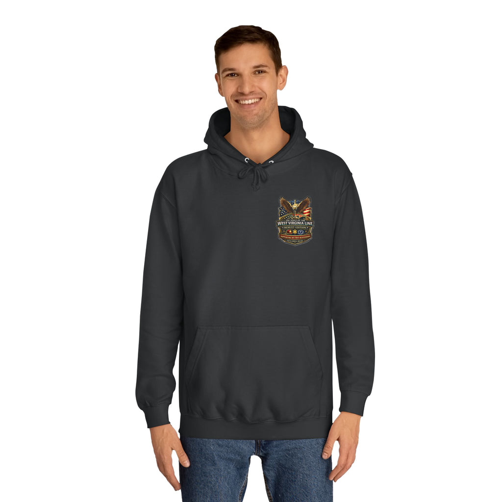 West Virginia Line Badge Hoodie: State & First Responder Tribute