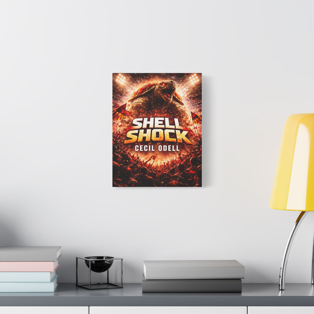 Shell Shock Canvas Print: Dramatic Monster Art Wrap (Cecil Odell)
