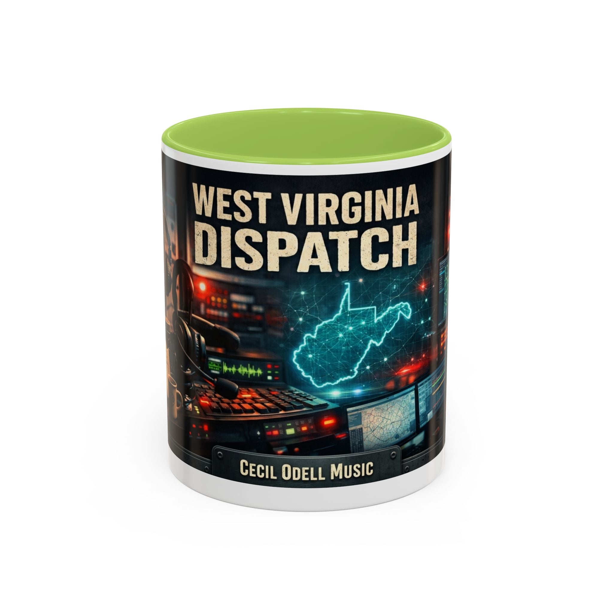 West Virginia Dispatch Accent Coffee Mug: Emergency Dispatch Radio Operator Gift (11/15oz)