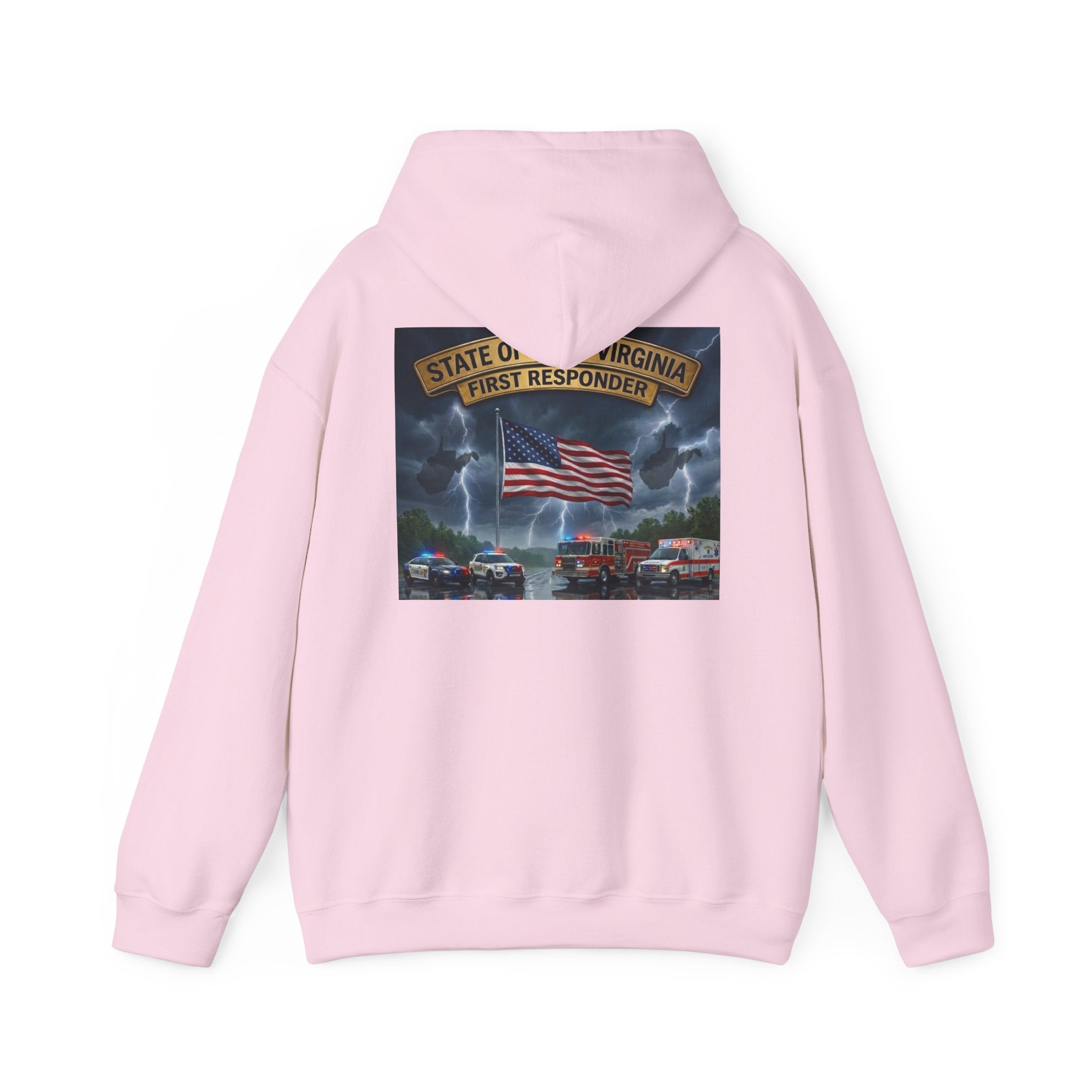 Preston County 911 First Responder Hoodie: Virginia Emergency Services Tribute