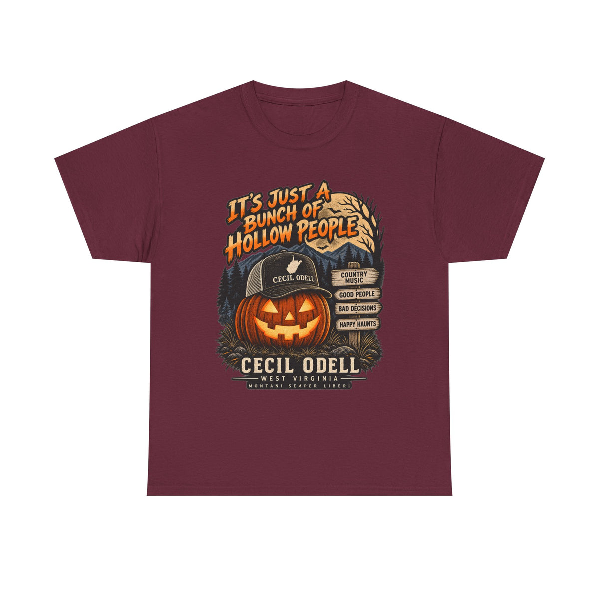 It's Just a Bunch of Hollow People Halloween Tee | Cecil Odell