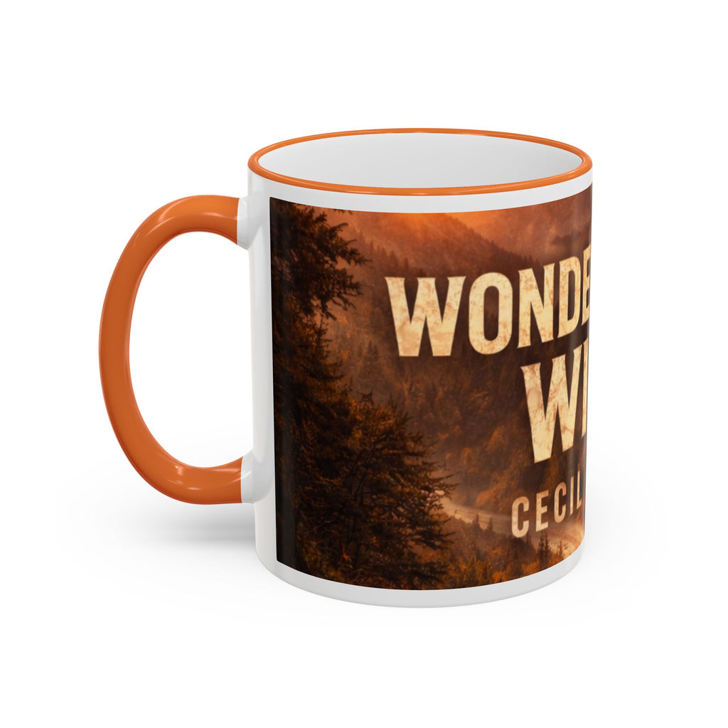 Wonderful Wild Scenic Mug: "Wonderful Wild" Cecil Odell Coffee Cup (Accent Rim & Handle)