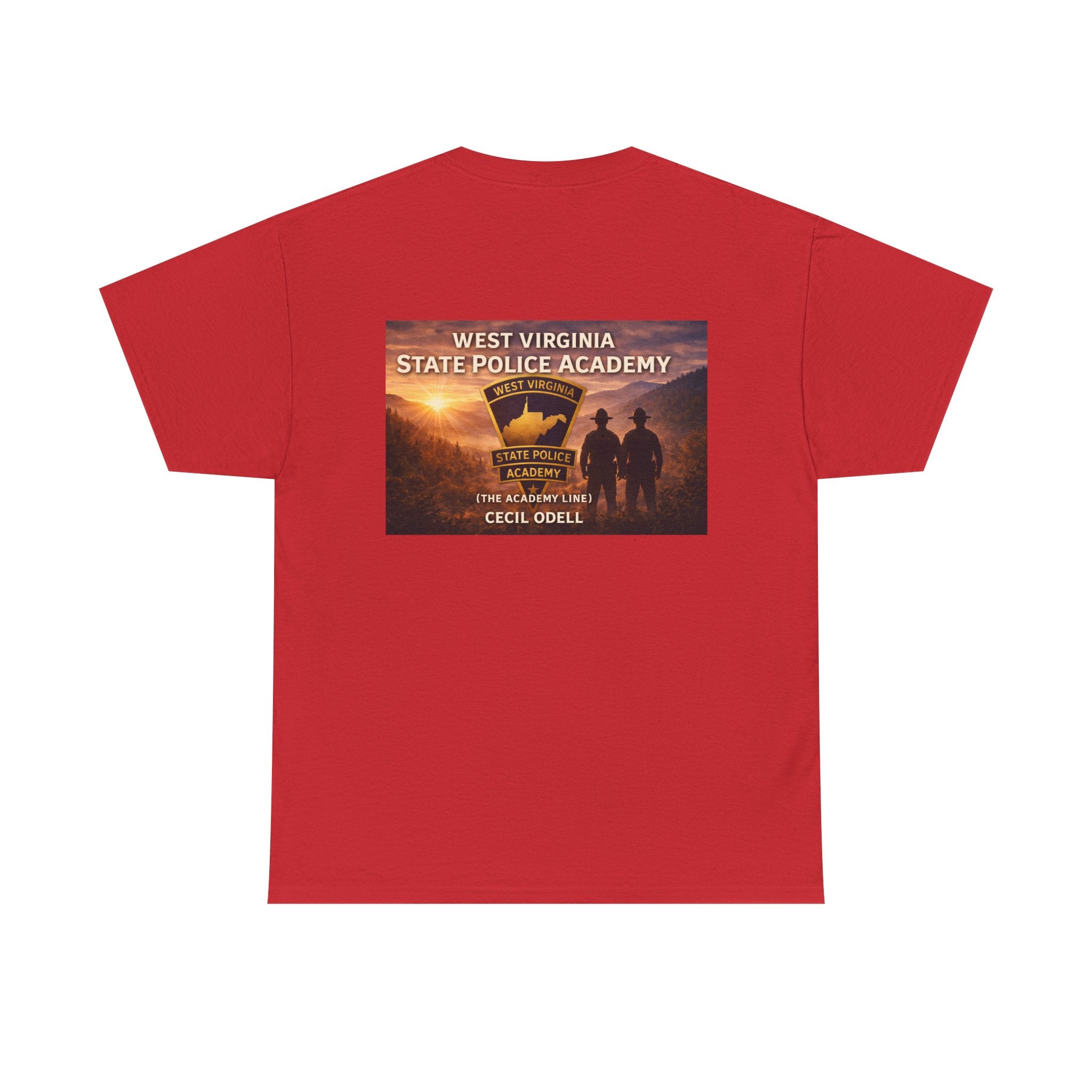 State Police Academy T-Shirt - West Virginia Honor Badge Design