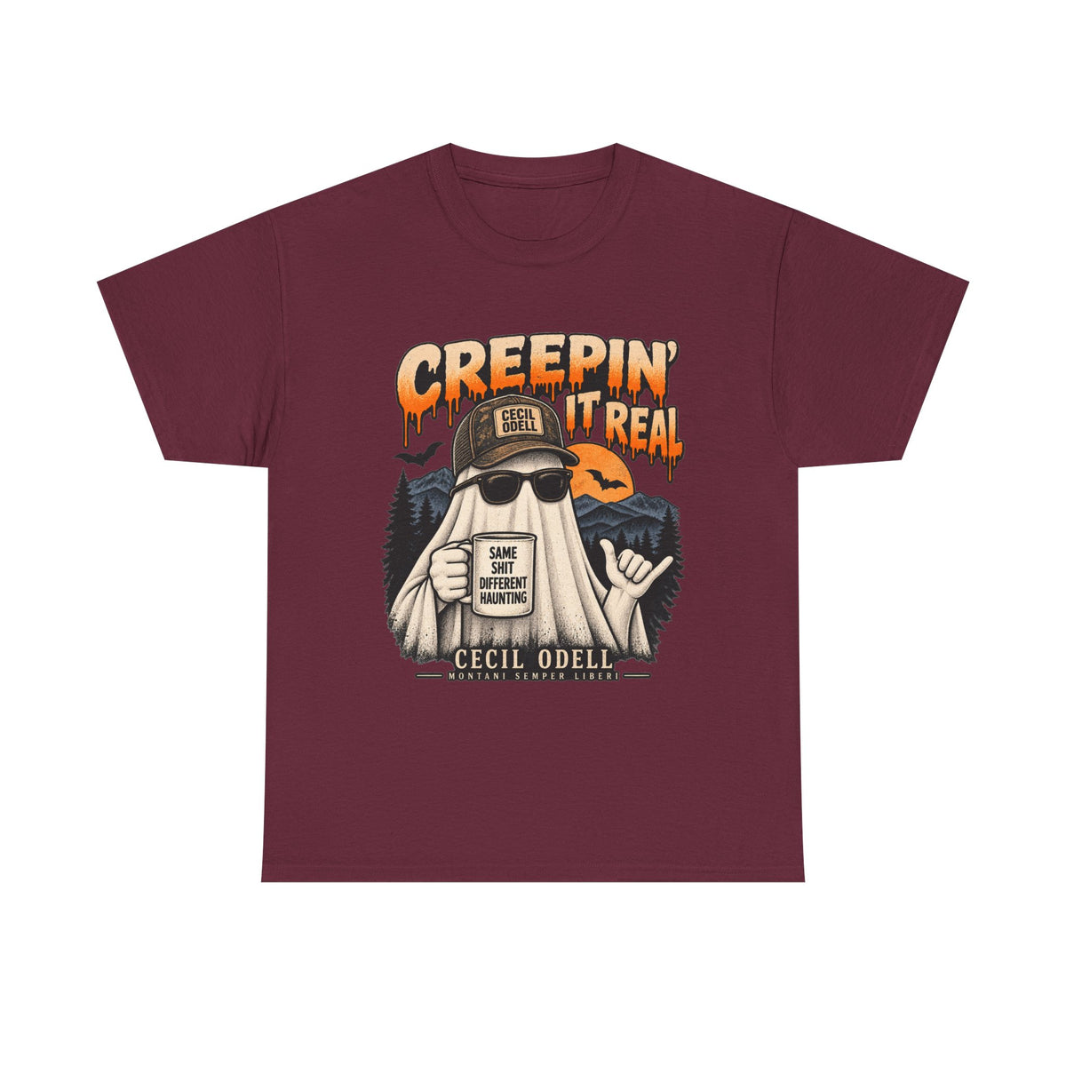 Creepin' It Real Halloween Tee | Cecil Odell